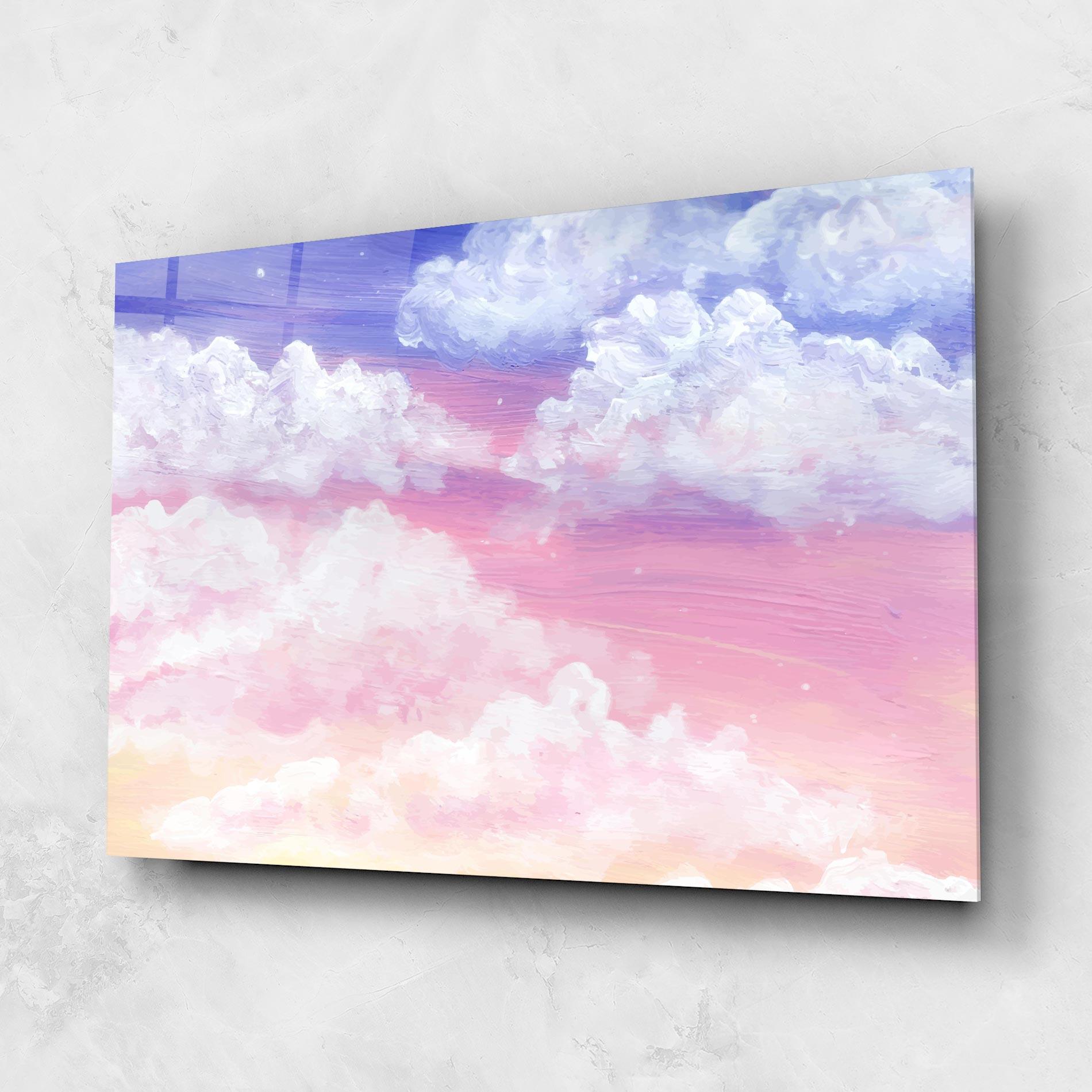 Obraz na Szkle Cloud Paint Texture mockup 1