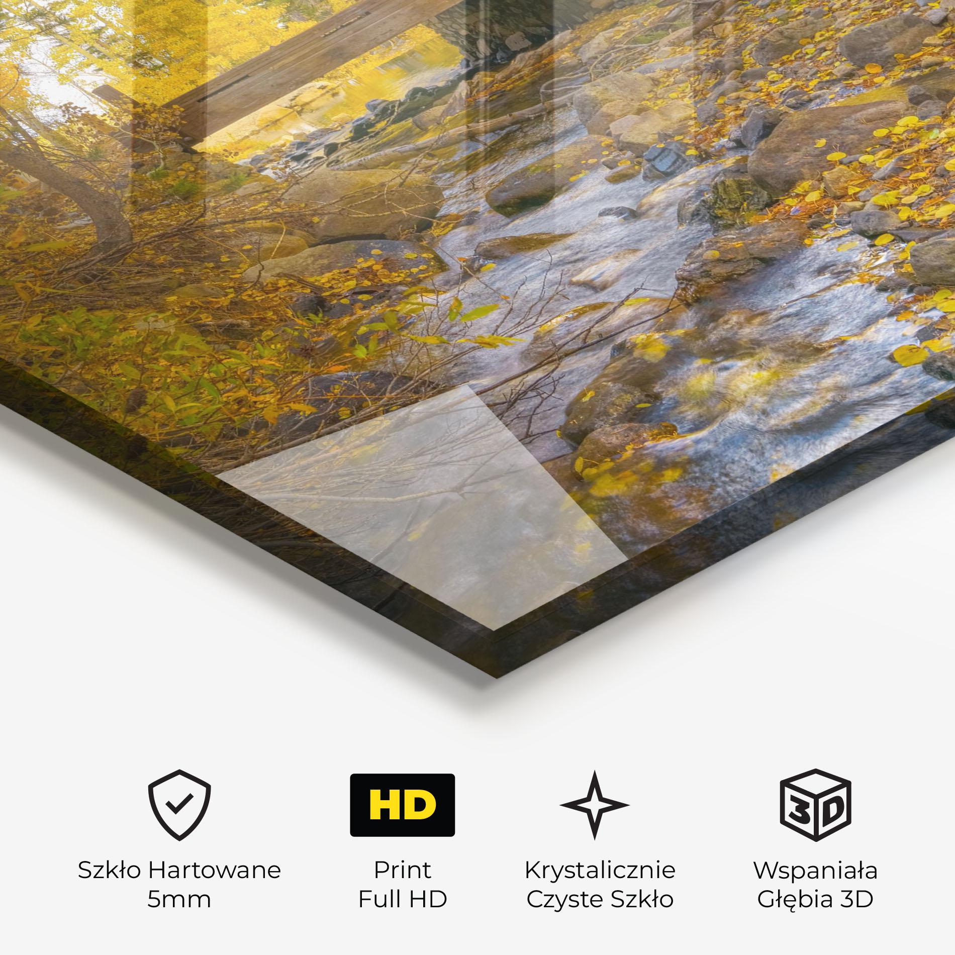 Obraz na Szkle Yellow View Forest mockup 3