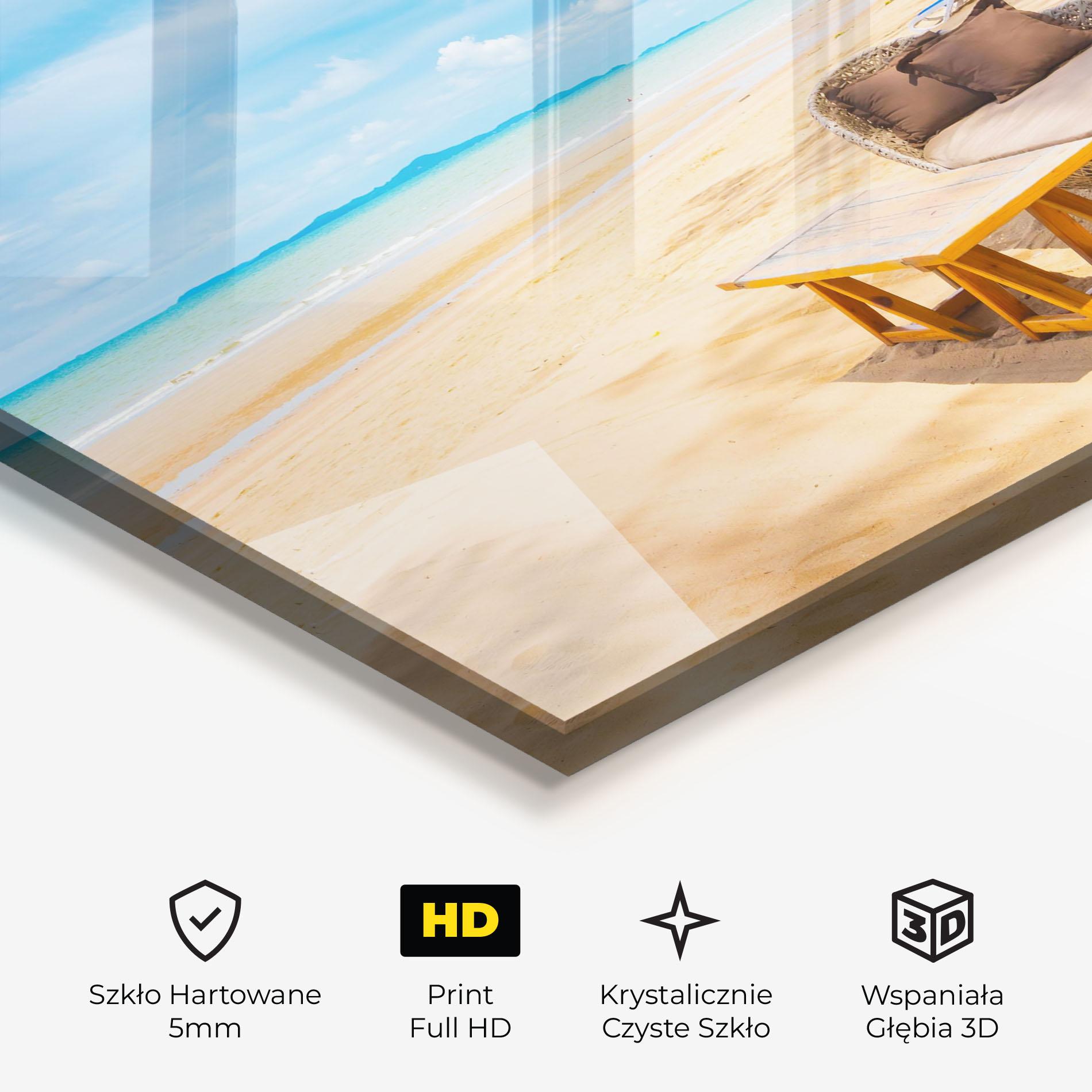 Obraz na Szkle Dinning Blue Sky mockup 3