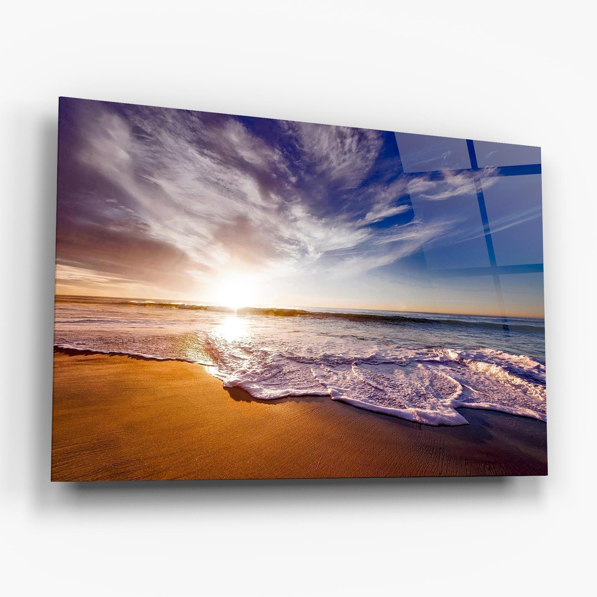 Obraz na Szkle Beach Sunrise mockup 6