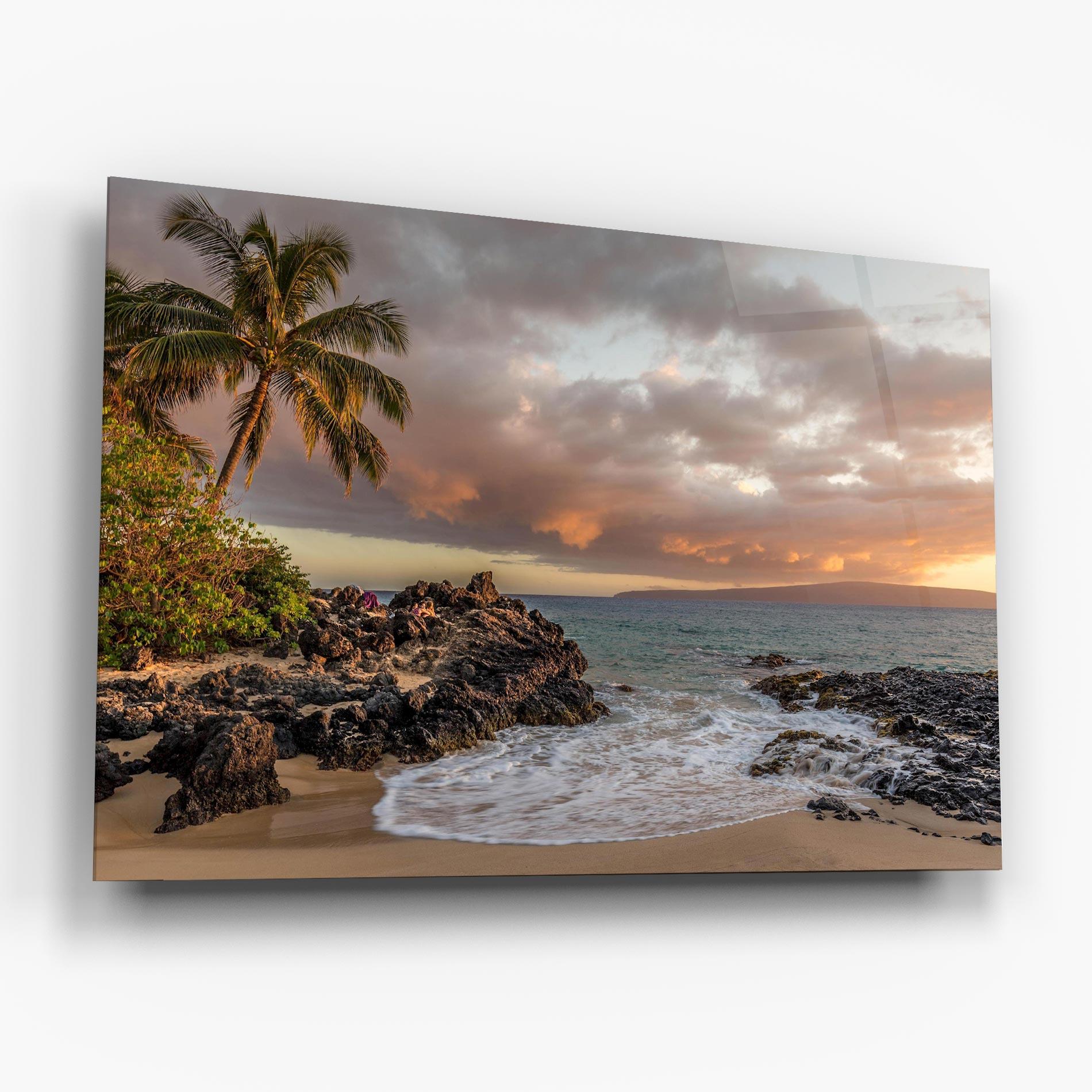 Obraz na Szkle Beautiful Beach Landscape mockup 6