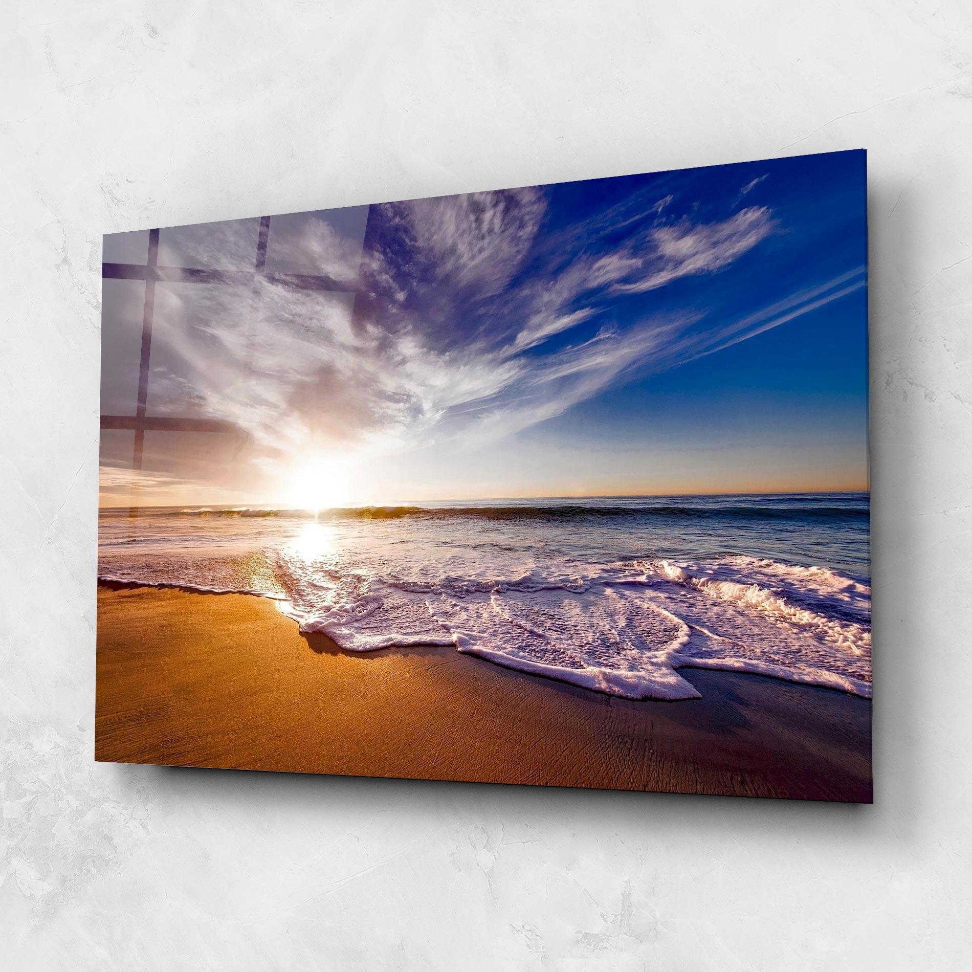 Obraz na Szkle Beach Sunrise mockup 1