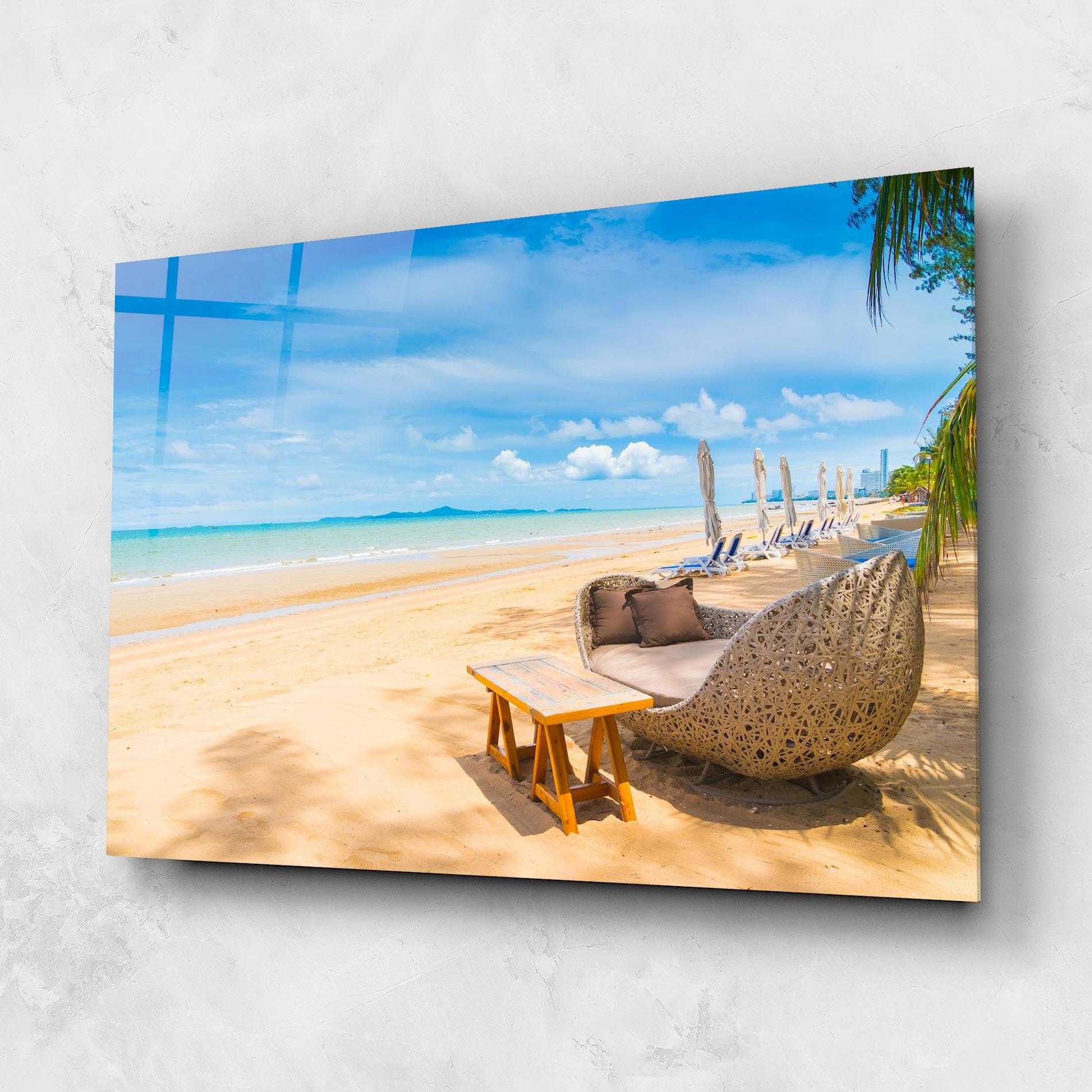 Obraz na Szkle Dinning Blue Sky mockup 1