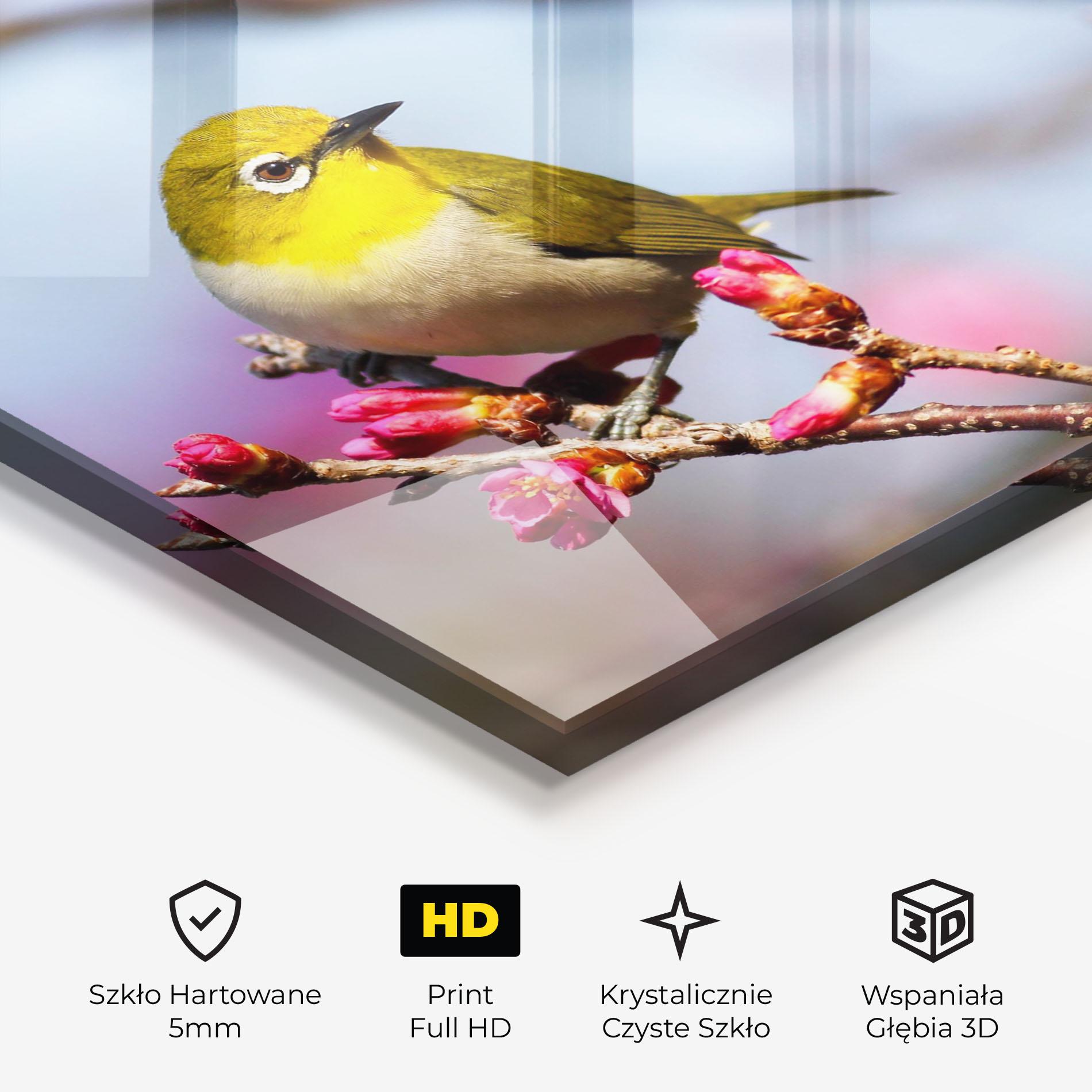 Obraz na Szkle Cute Pink Flower Buds mockup 3