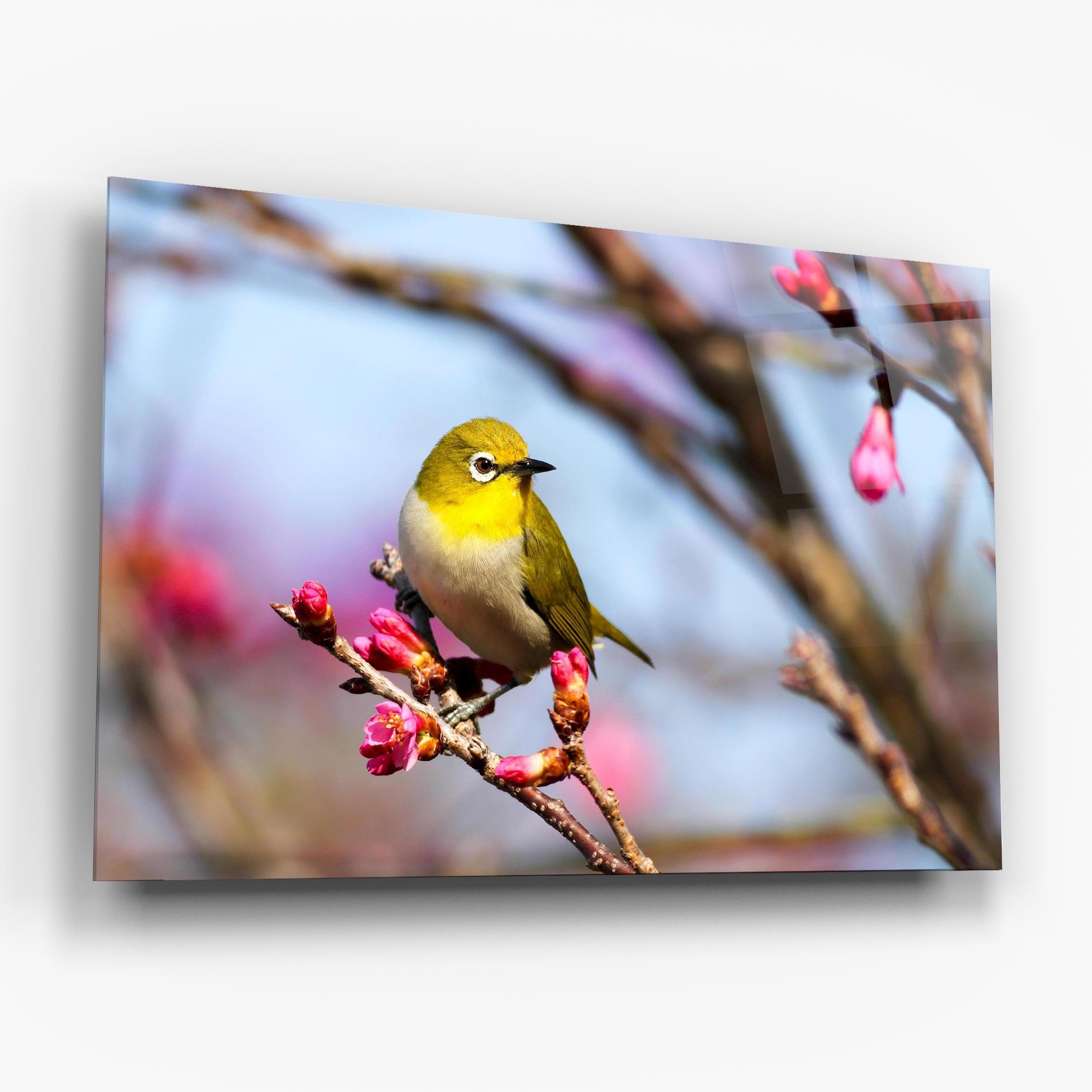 Obraz na Szkle Cute Pink Flower Buds mockup 6