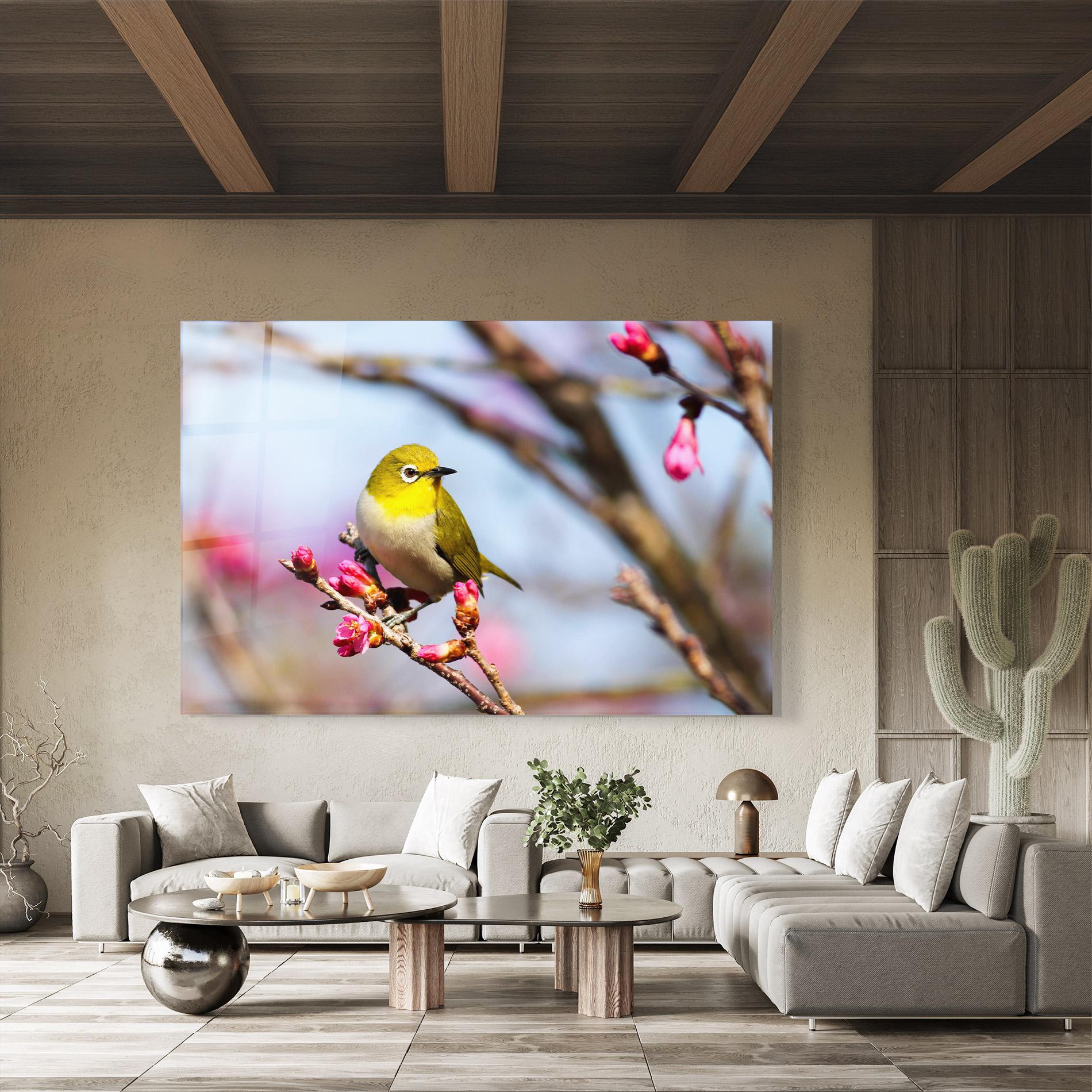 Obraz na Szkle Cute Pink Flower Buds mockup 8