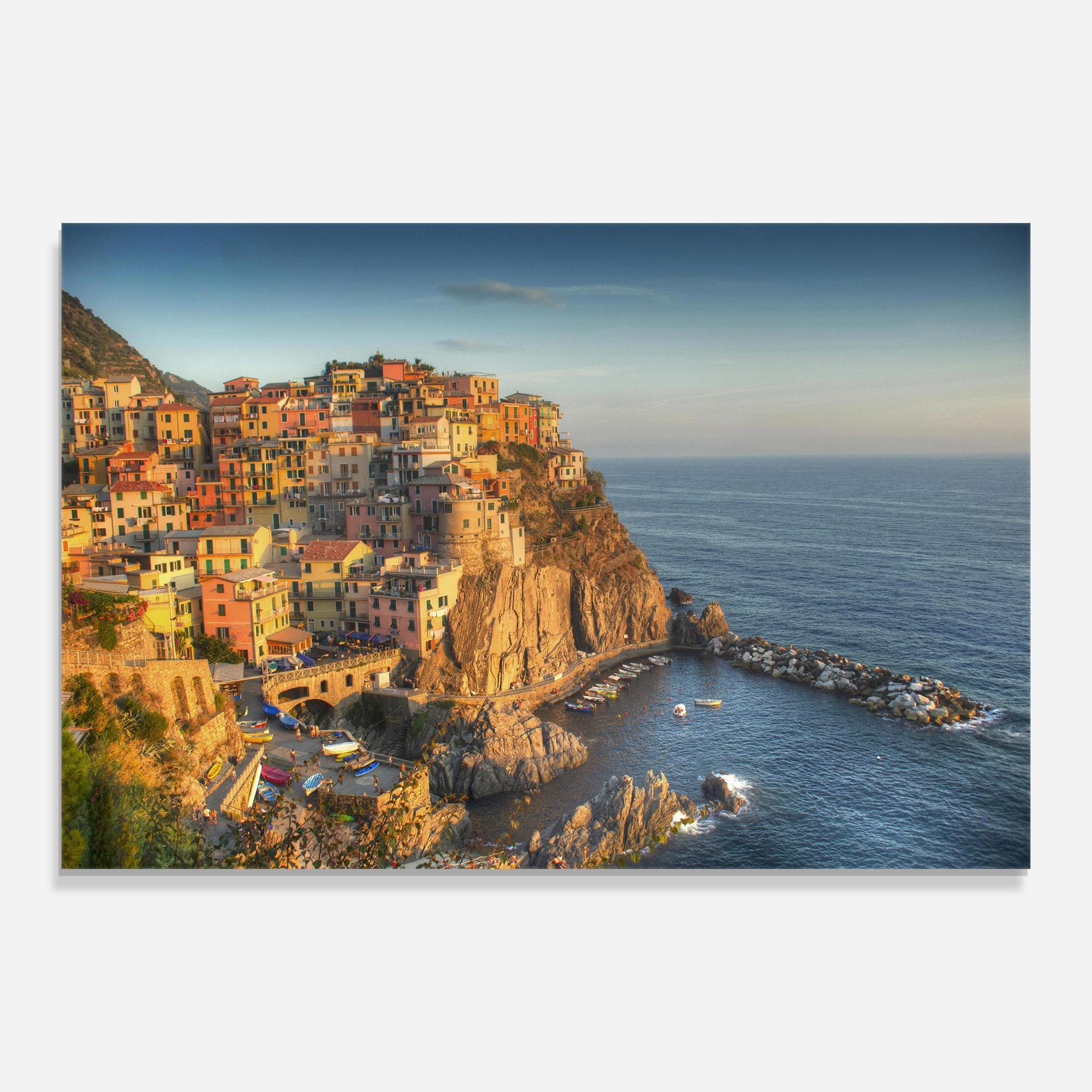 Obraz na Szkle Cinque Terrre mockup 0