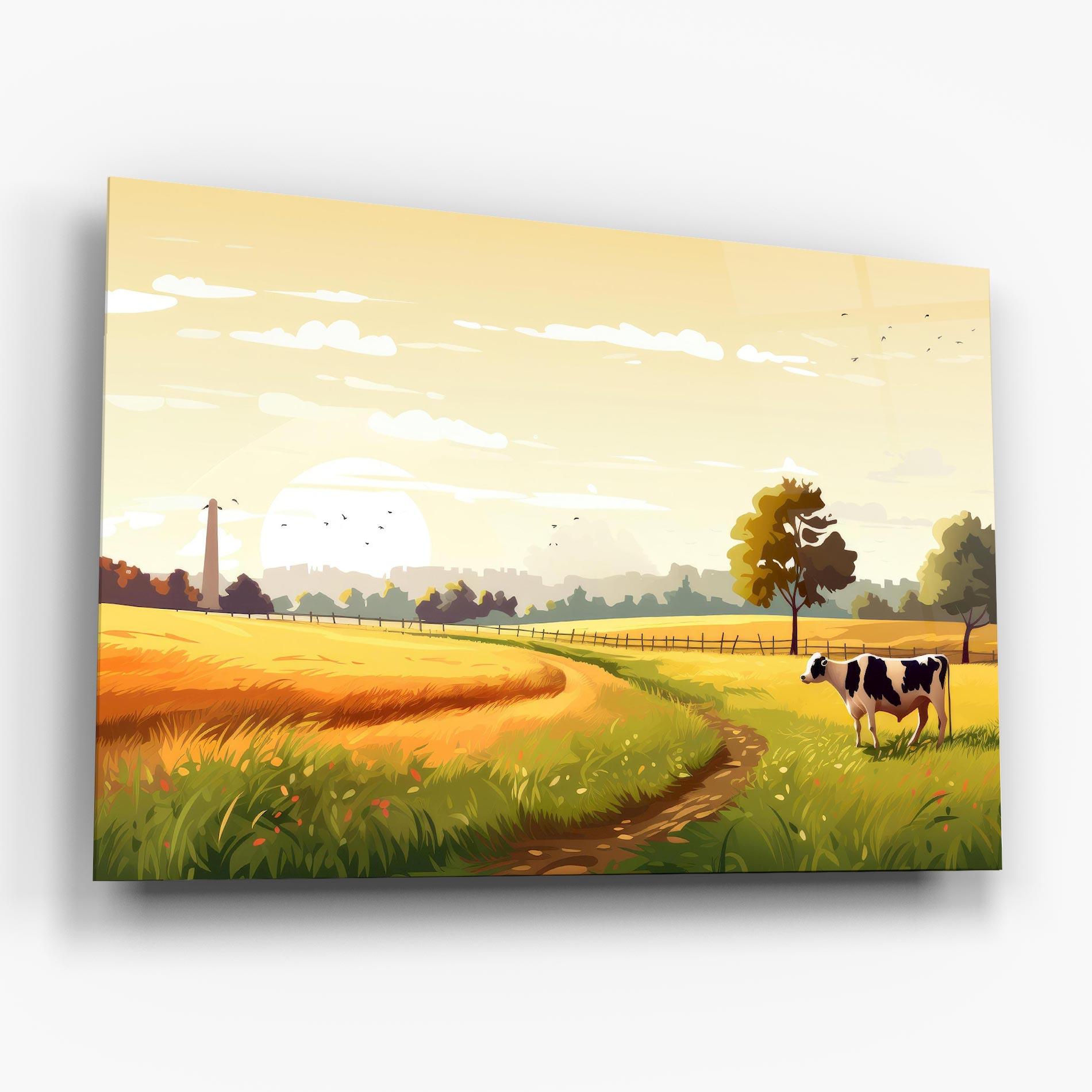 Obraz na Szkle Grazing Farm mockup 6