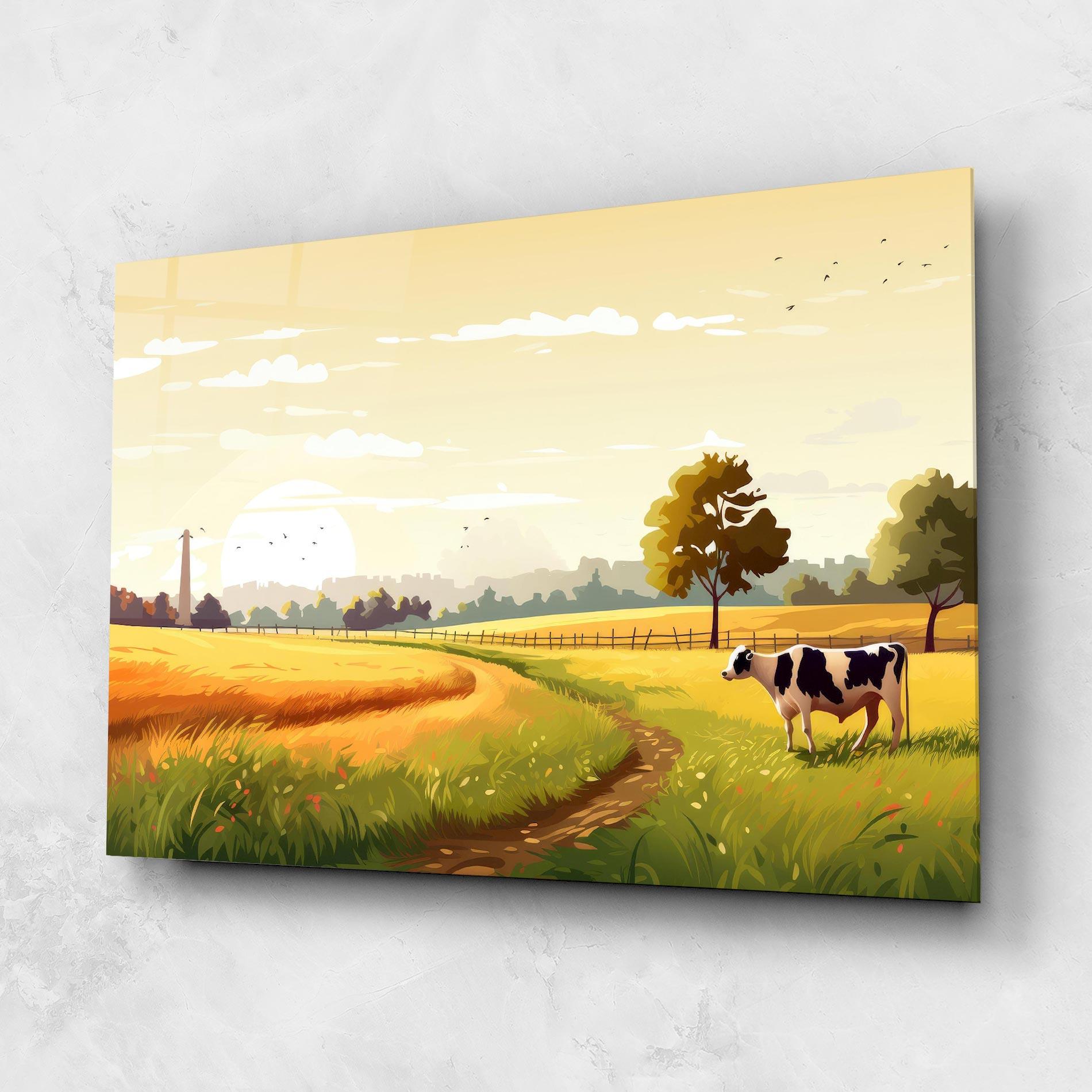 Obraz na Szkle Grazing Farm mockup 1
