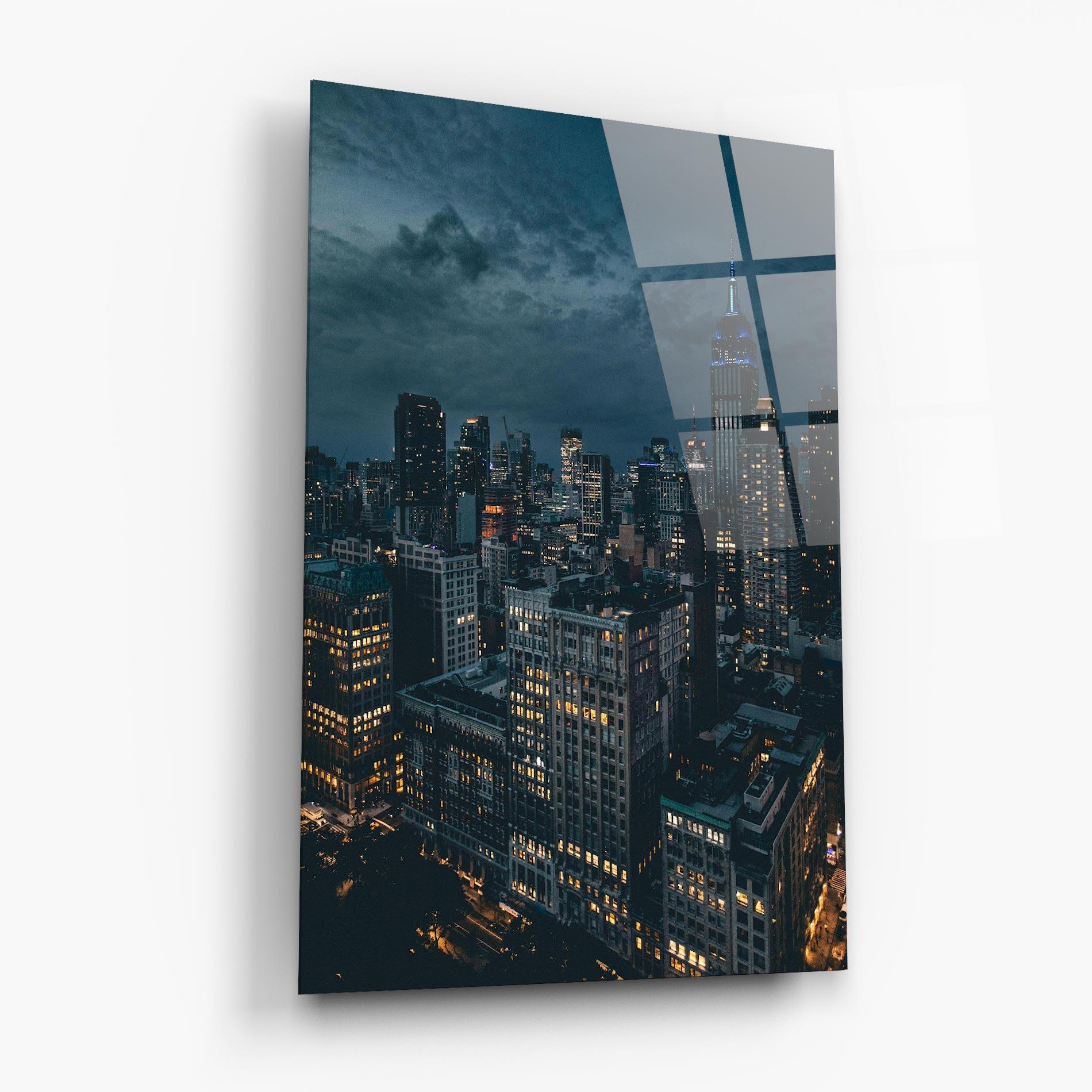 Obraz na Szkle City Night mockup 6