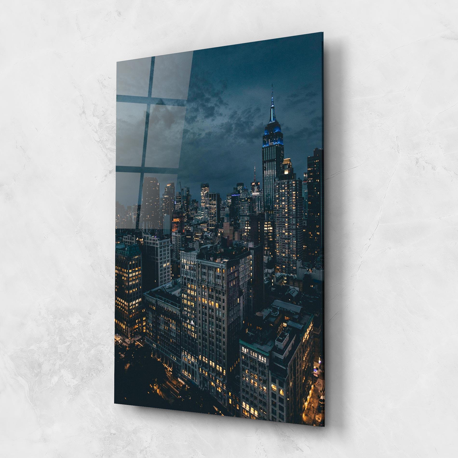 Obraz na Szkle City Night mockup 1