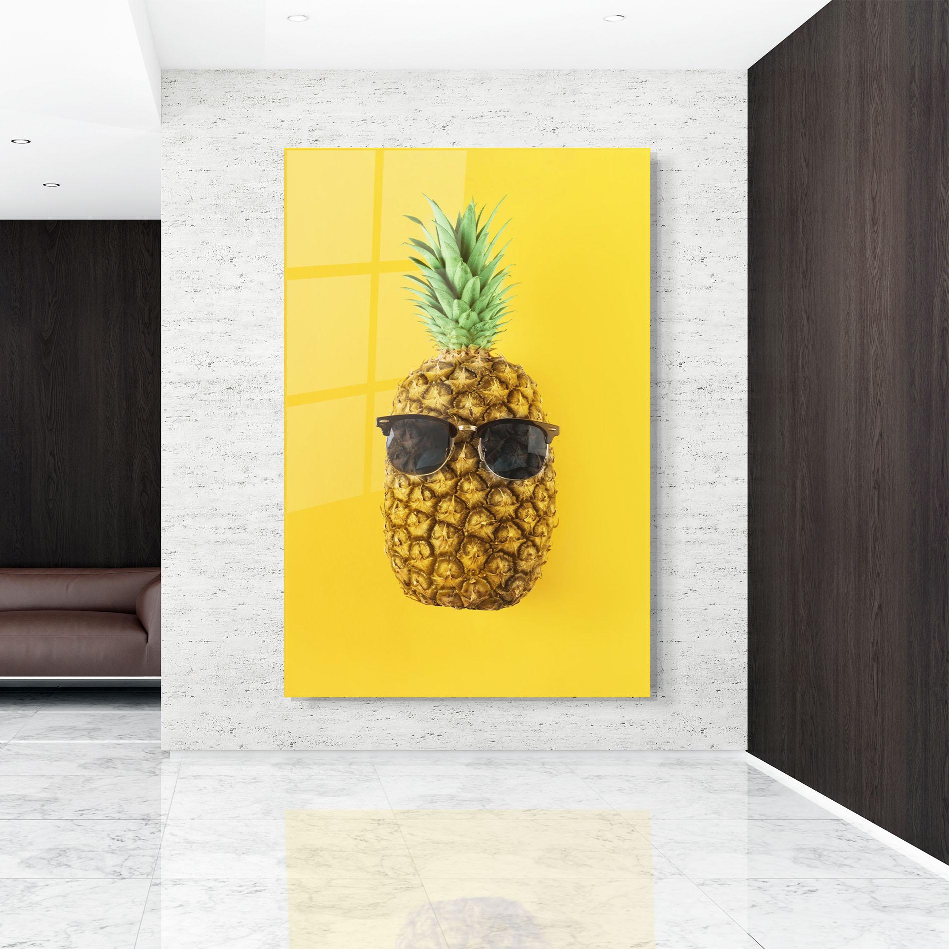Obraz na Szkle Fresh Pineapple mockup 9