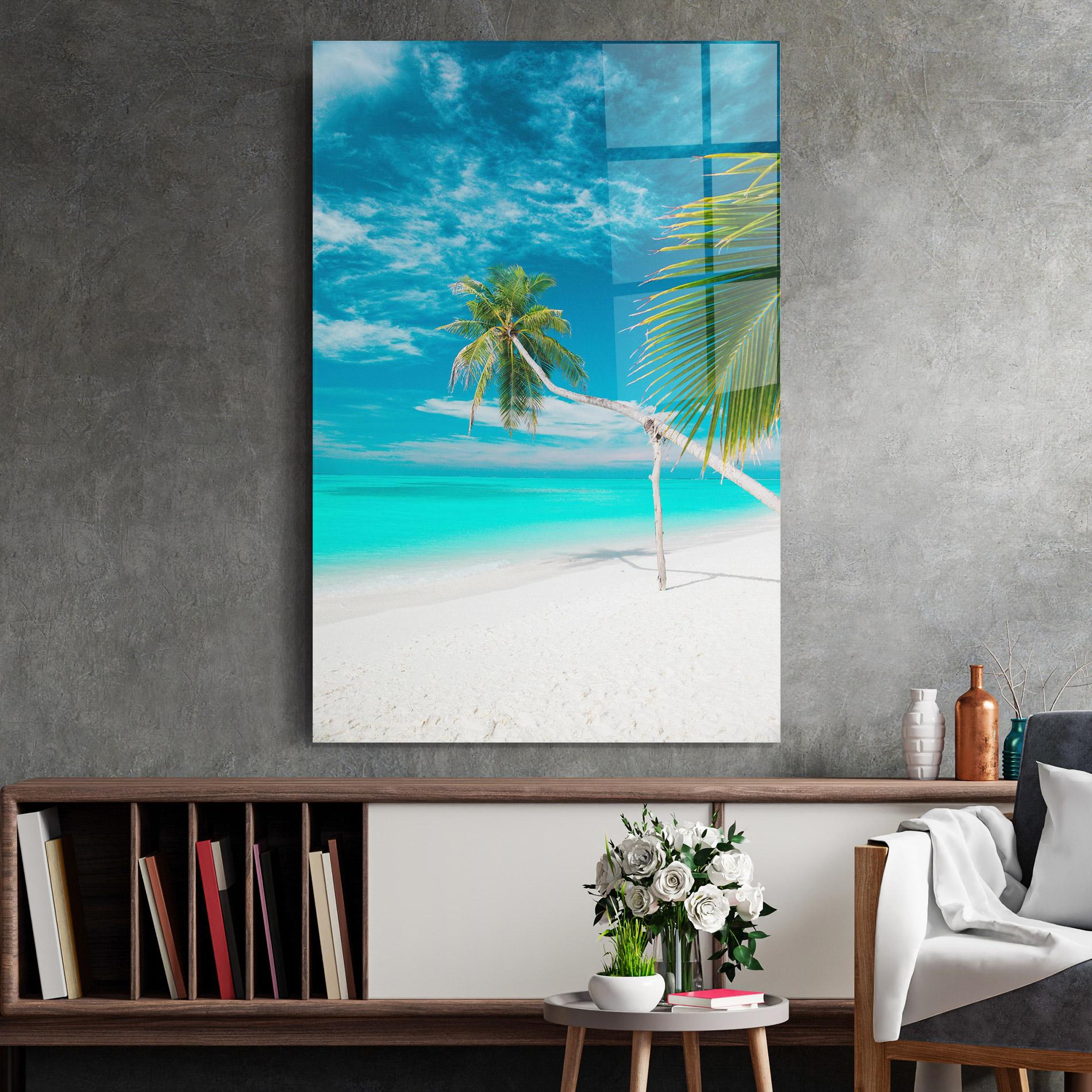 Obraz na Szkle Day Palm mockup 2