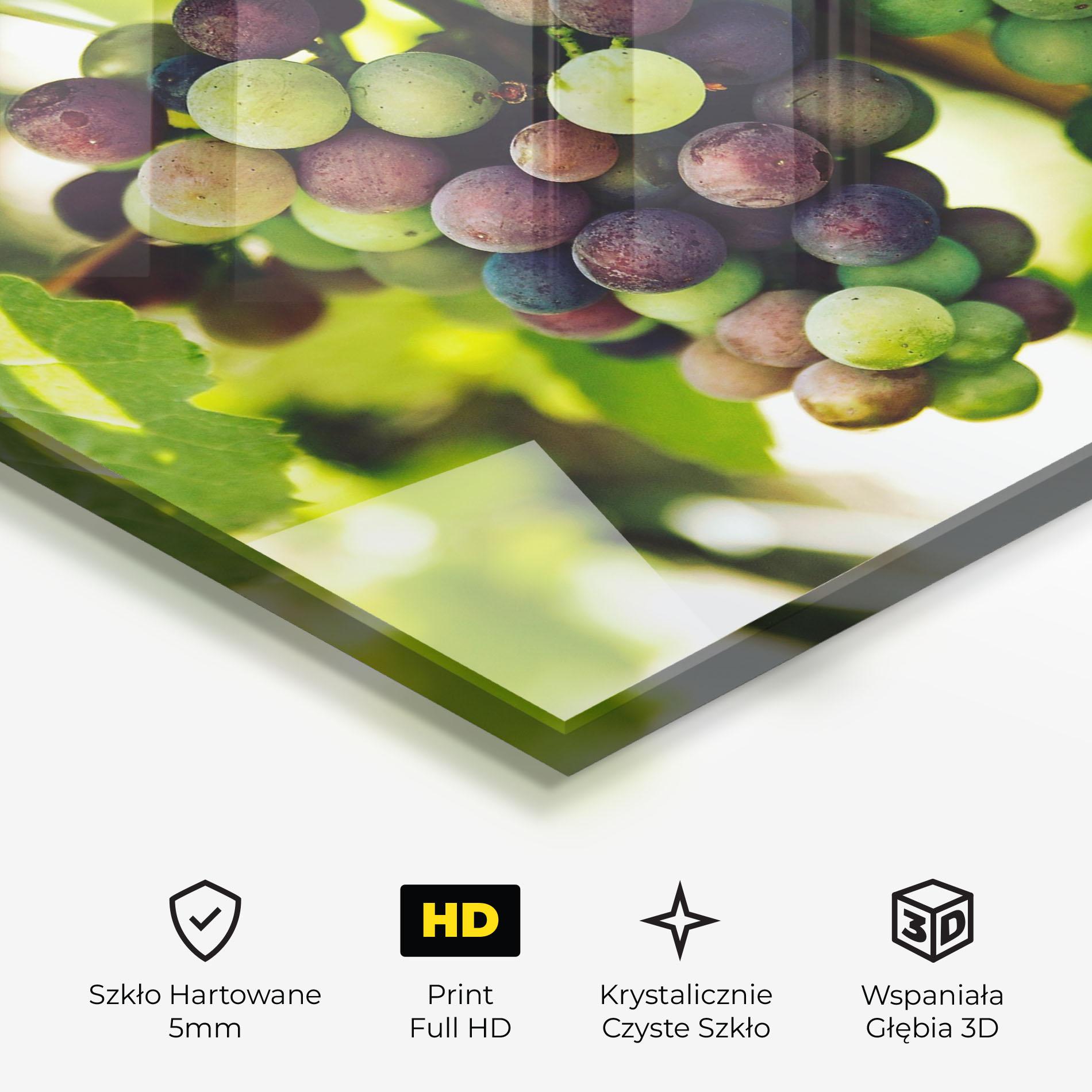 Obraz na Szkle Green Grapes mockup 3