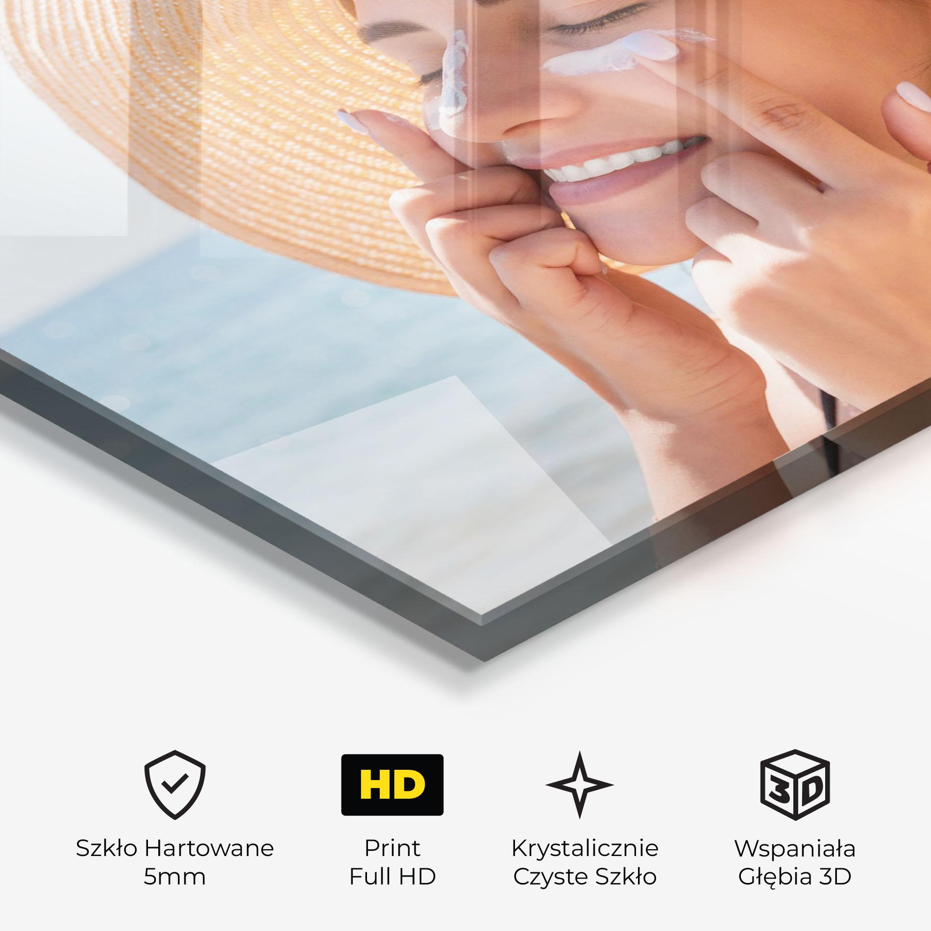 Obraz na Szkle Smiling Woman mockup 3