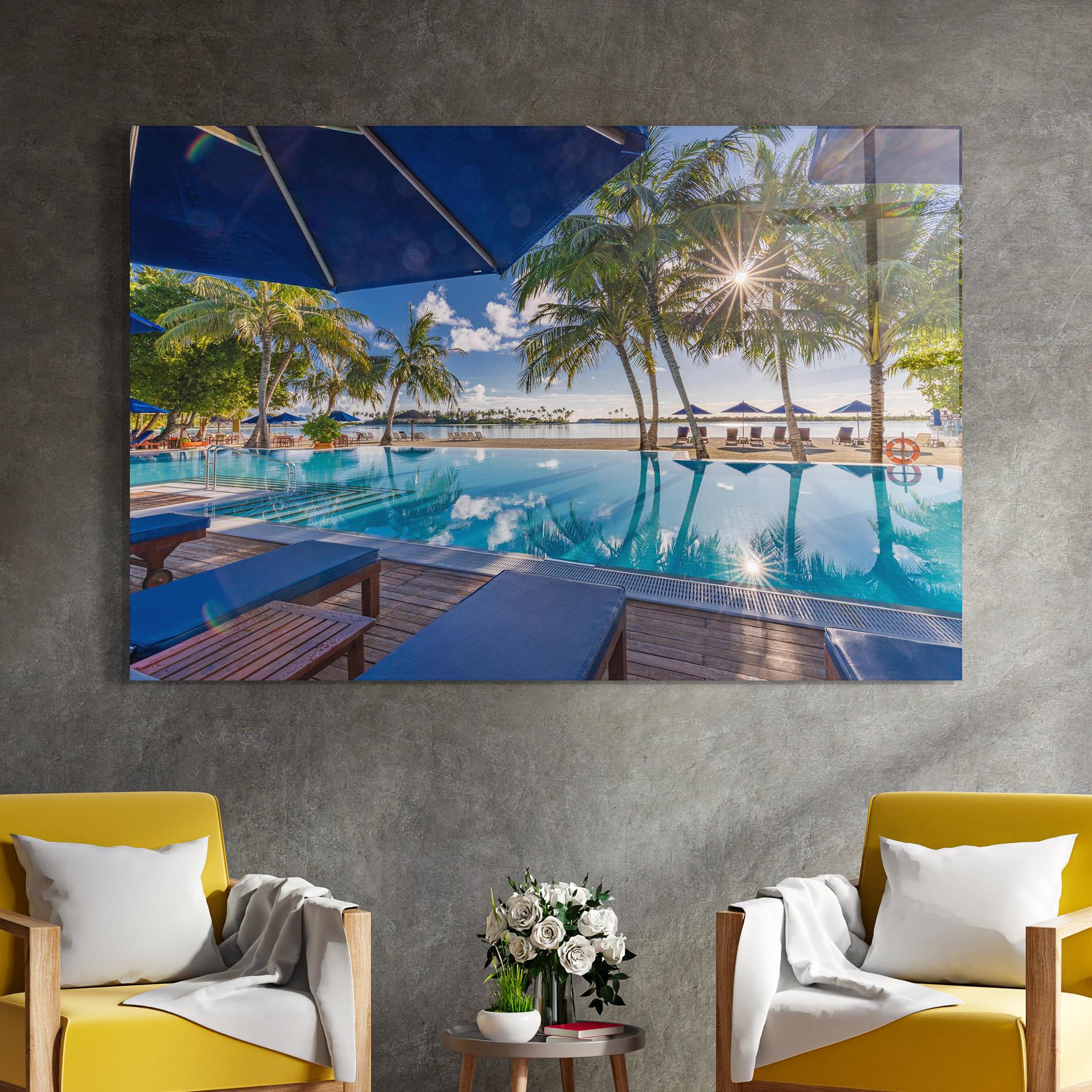 Obraz na Szkle Fantastic Summer Mood mockup 4