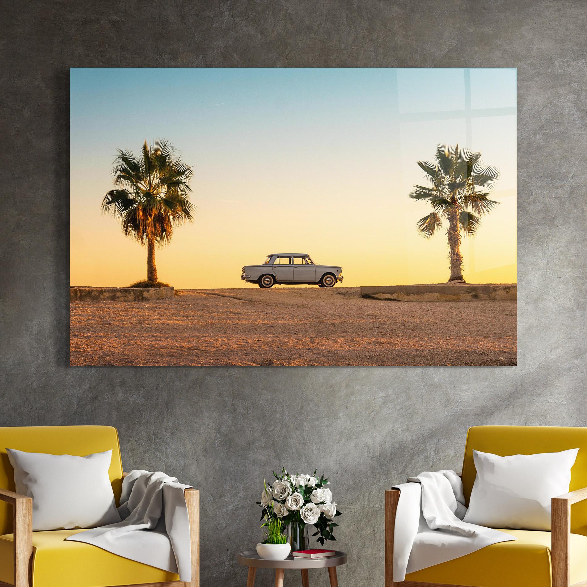 Obraz na Szkle Summer Car mockup 4