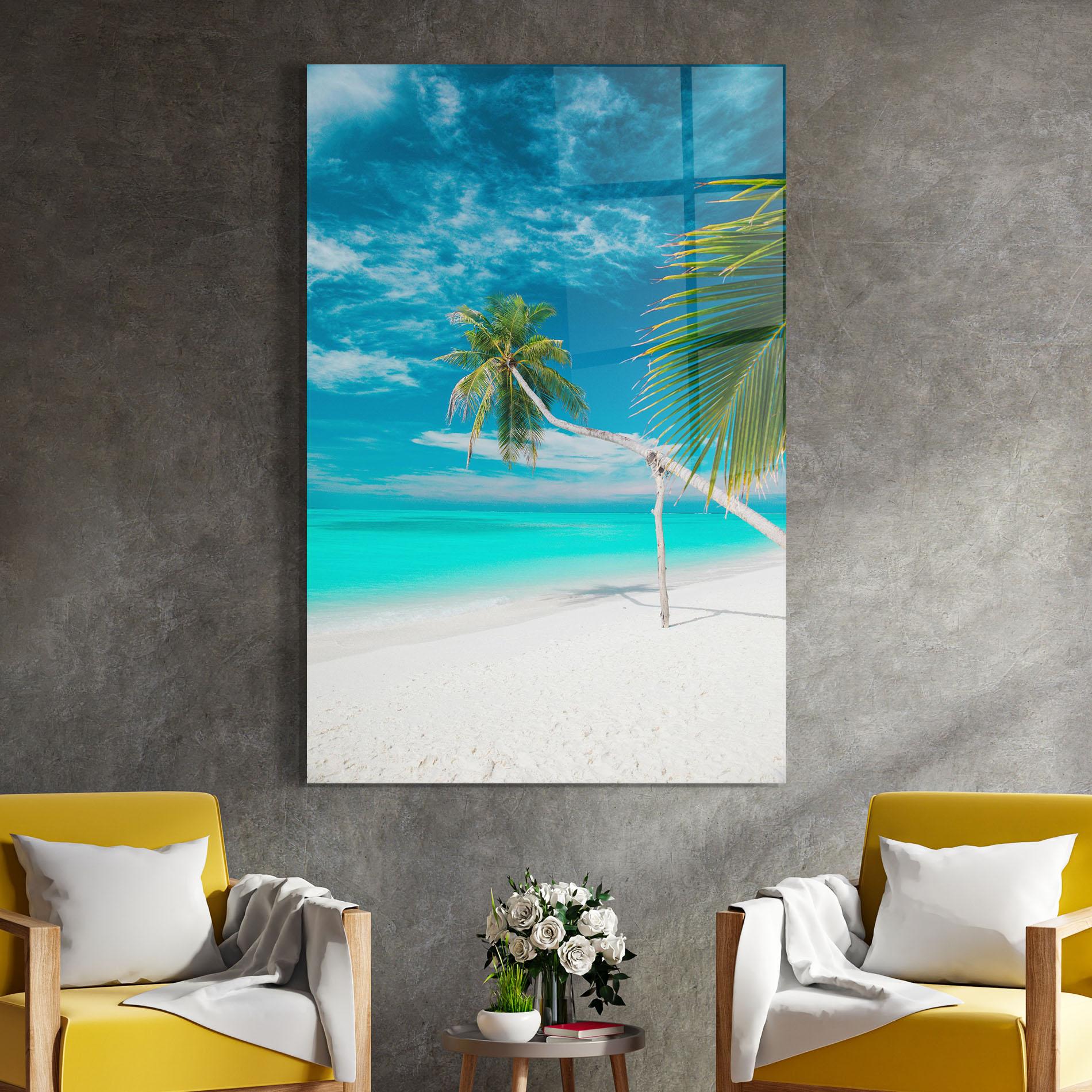 Obraz na Szkle Day Palm mockup 4