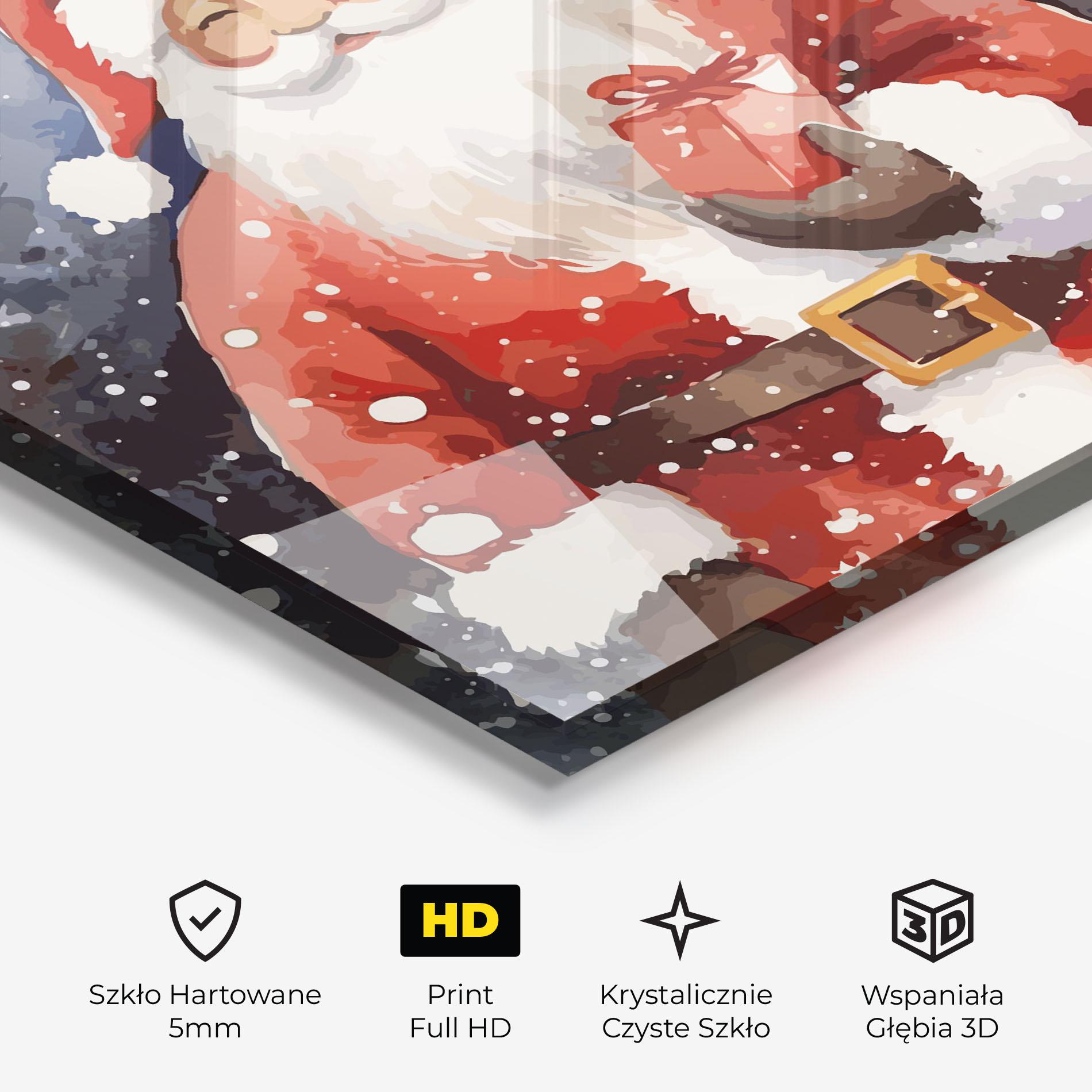 Obraz na Szkle Holding Gift mockup 3