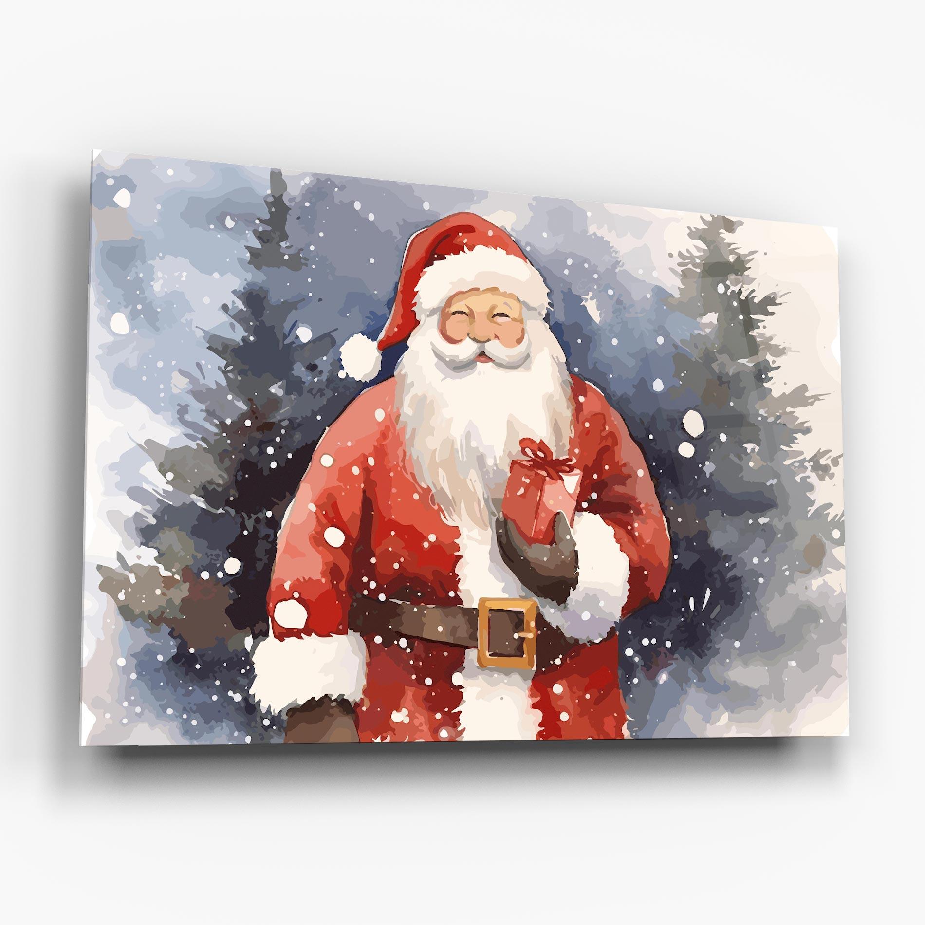 Obraz na Szkle Holding Gift mockup 6