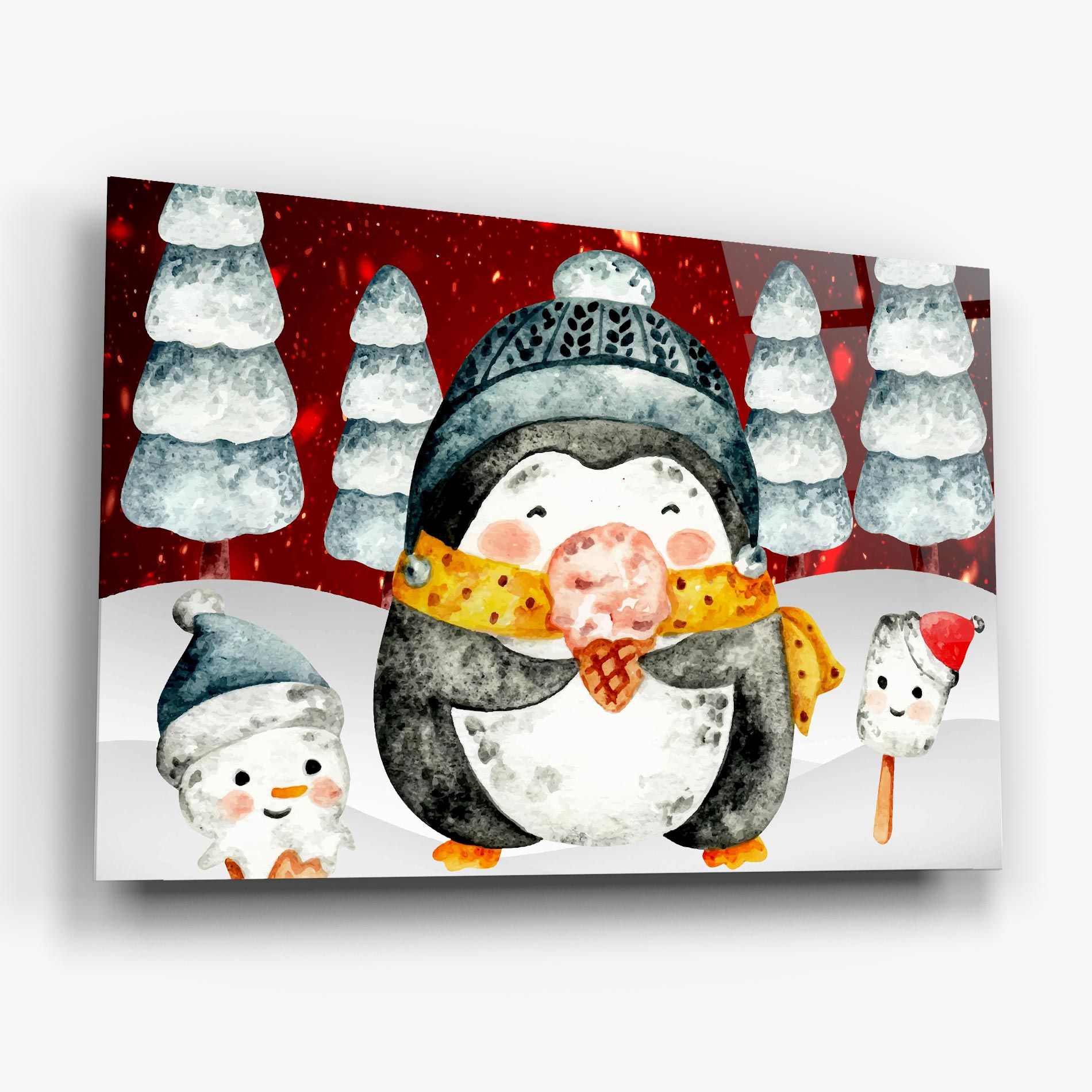 Yellow Pinguin mockup 6