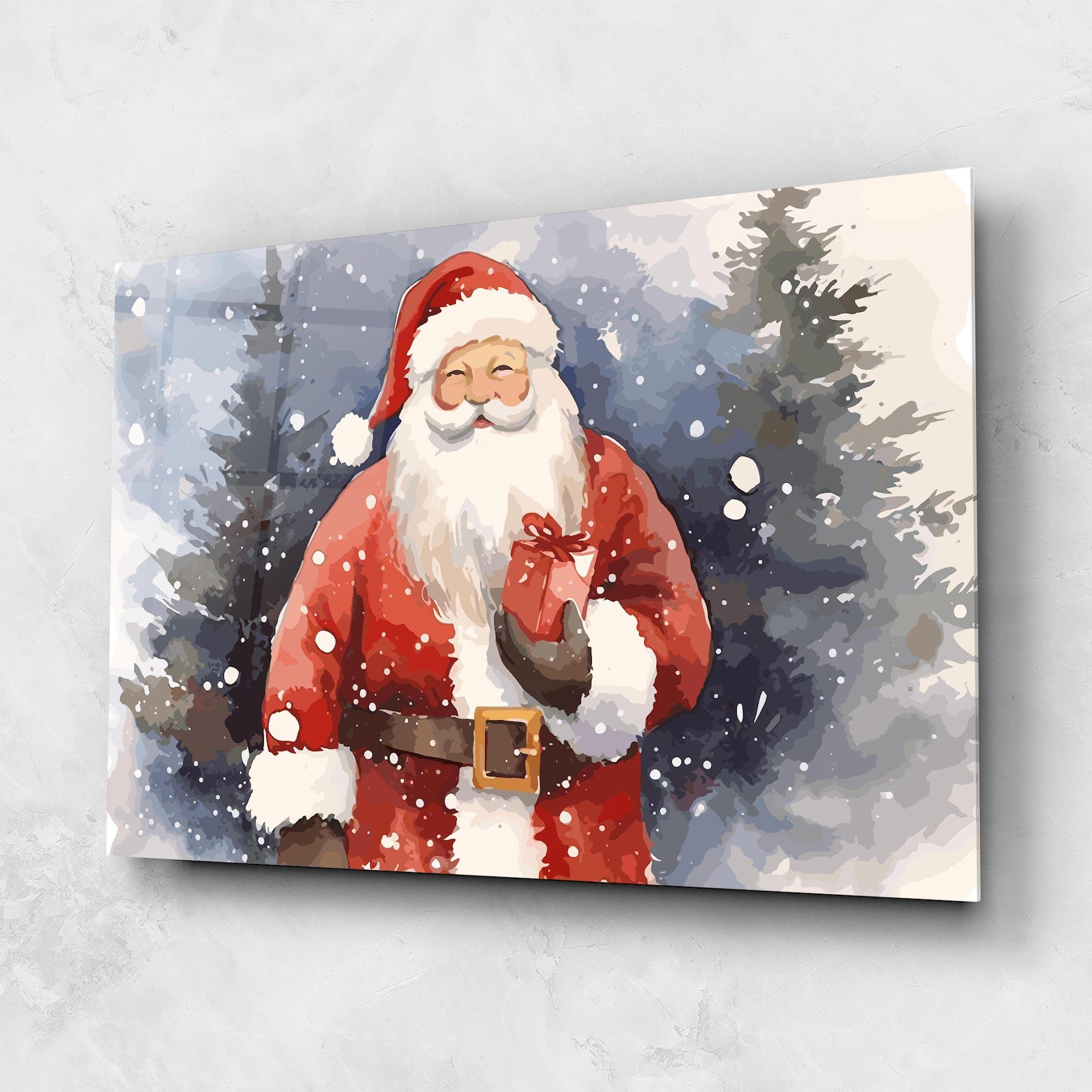 Obraz na Szkle Holding Gift mockup 1