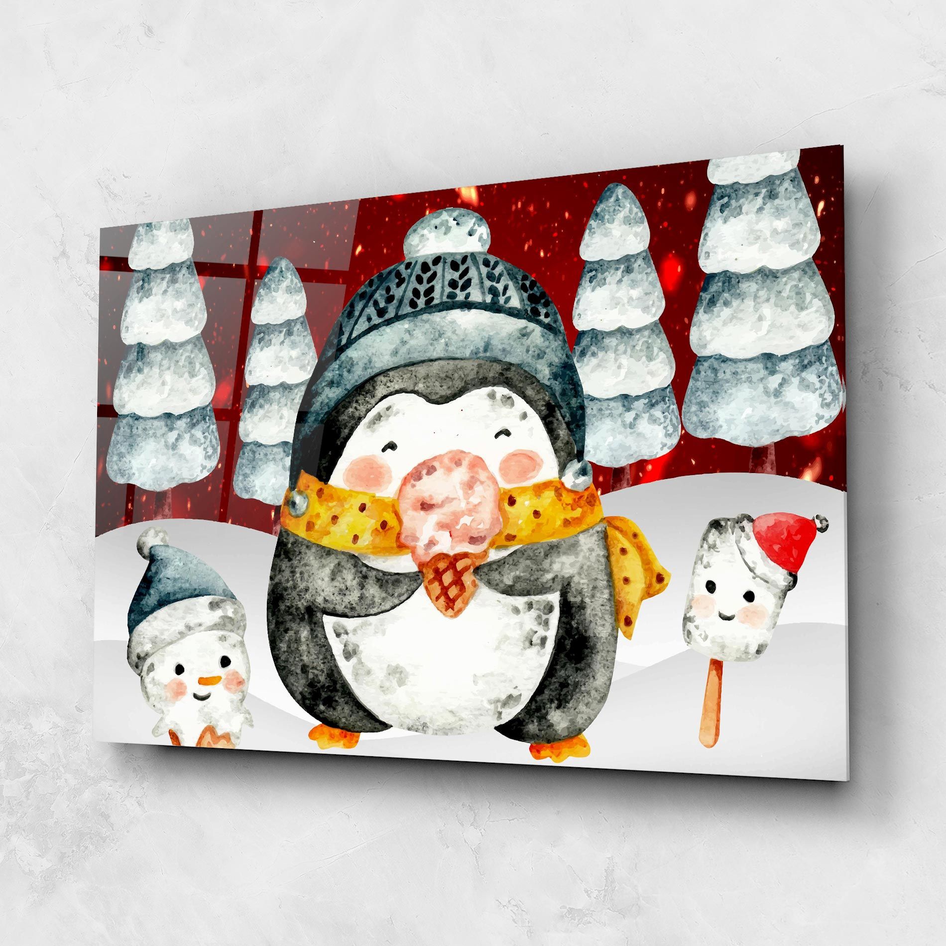 Yellow Pinguin mockup 1