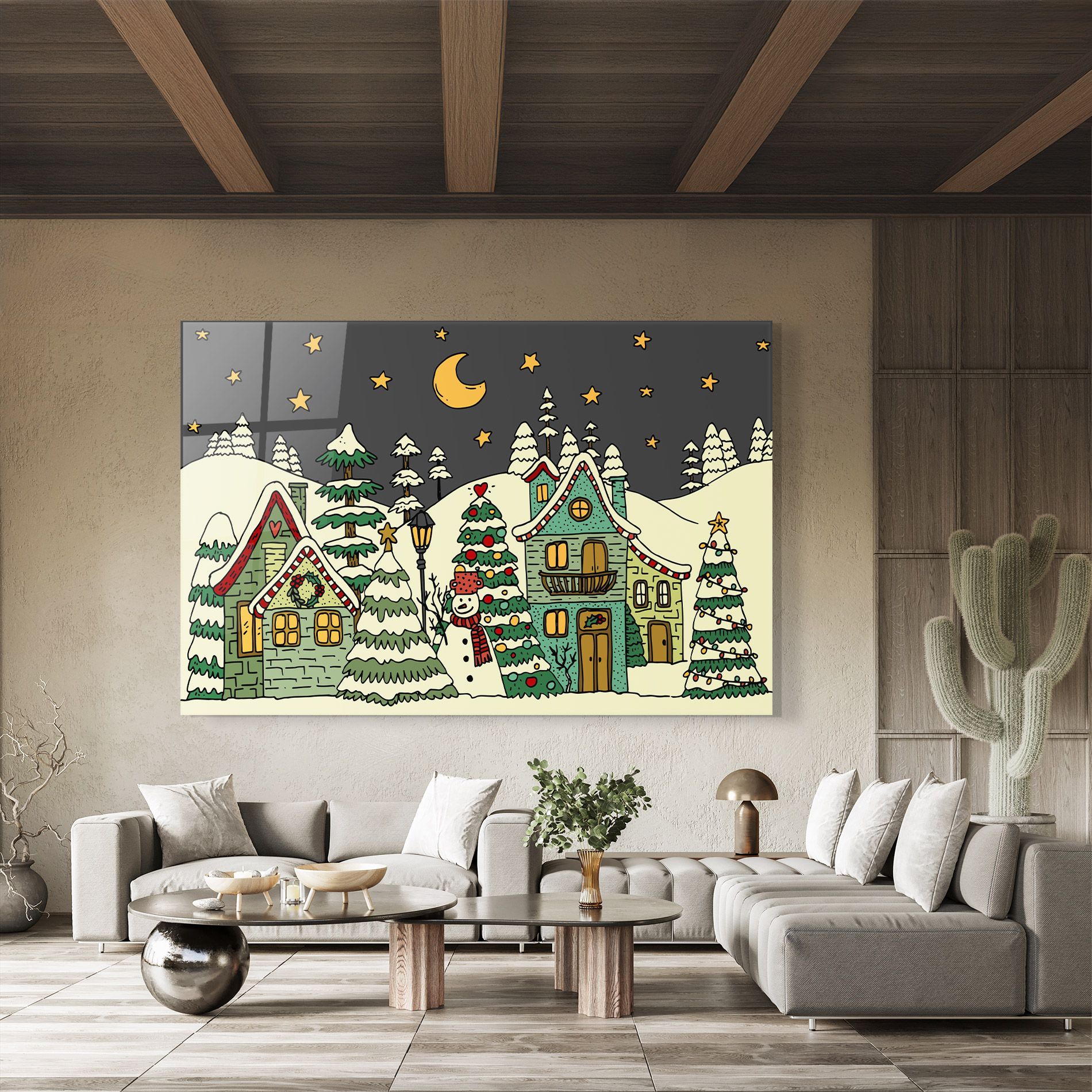 House With Snow mockup 8