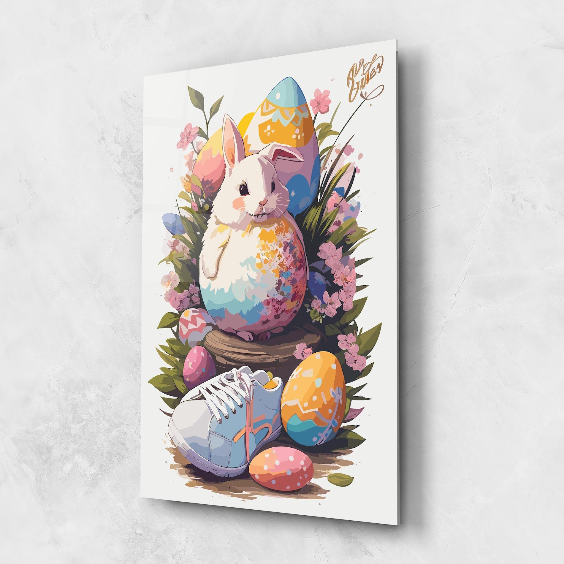 Obraz na Szkle Fatt Cute Bunny mockup 1