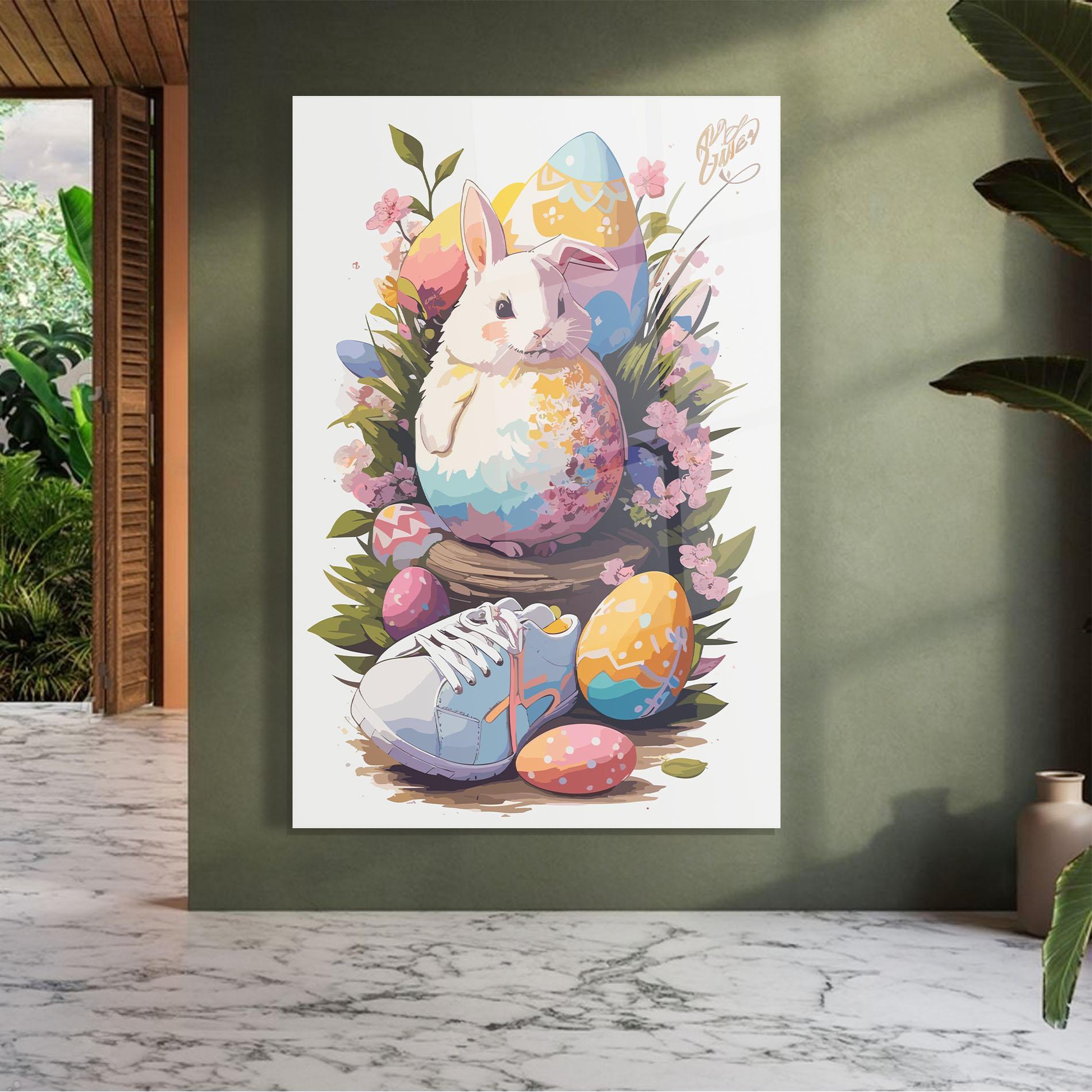 Obraz na Szkle Fatt Cute Bunny mockup 7