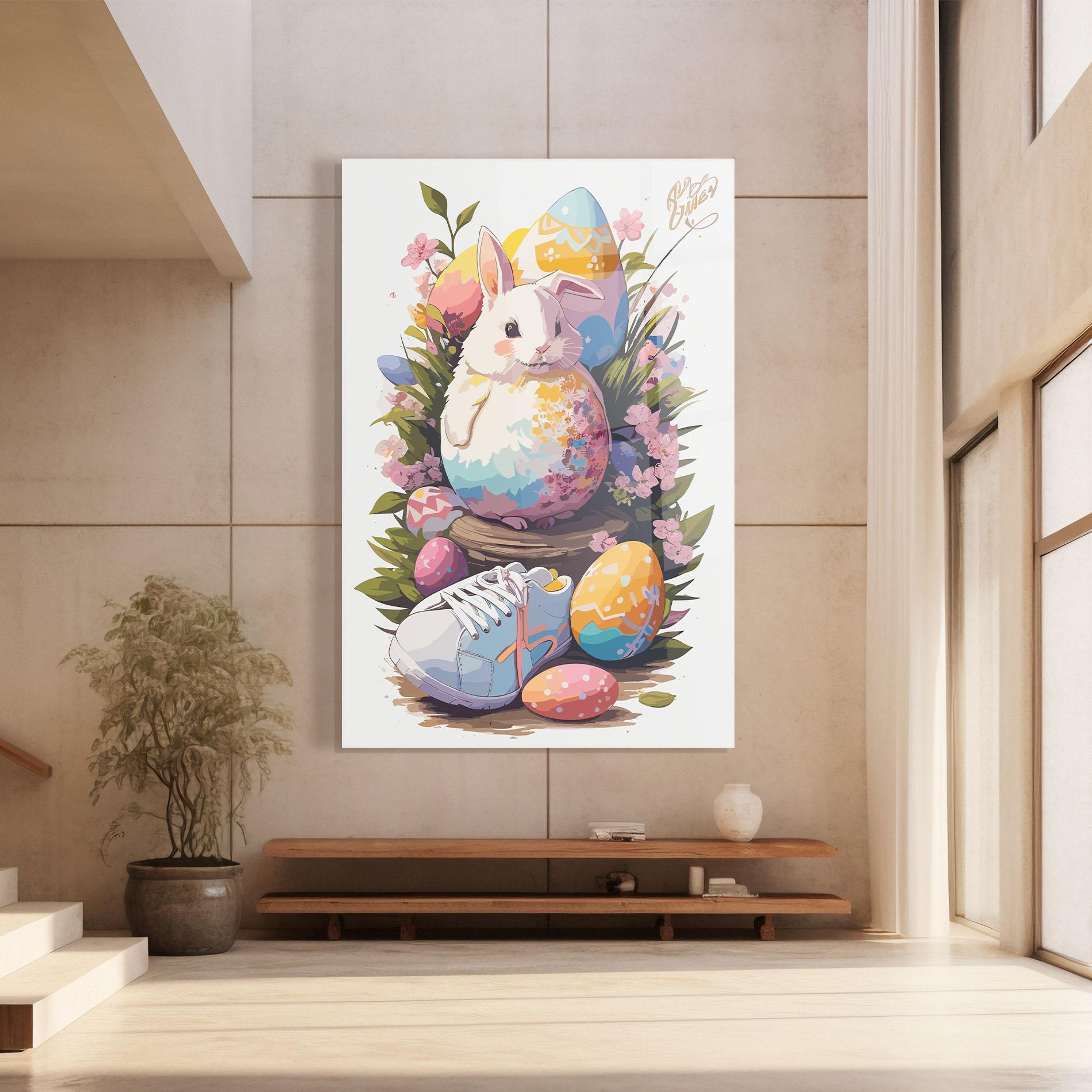 Obraz na Szkle Fatt Cute Bunny mockup 8