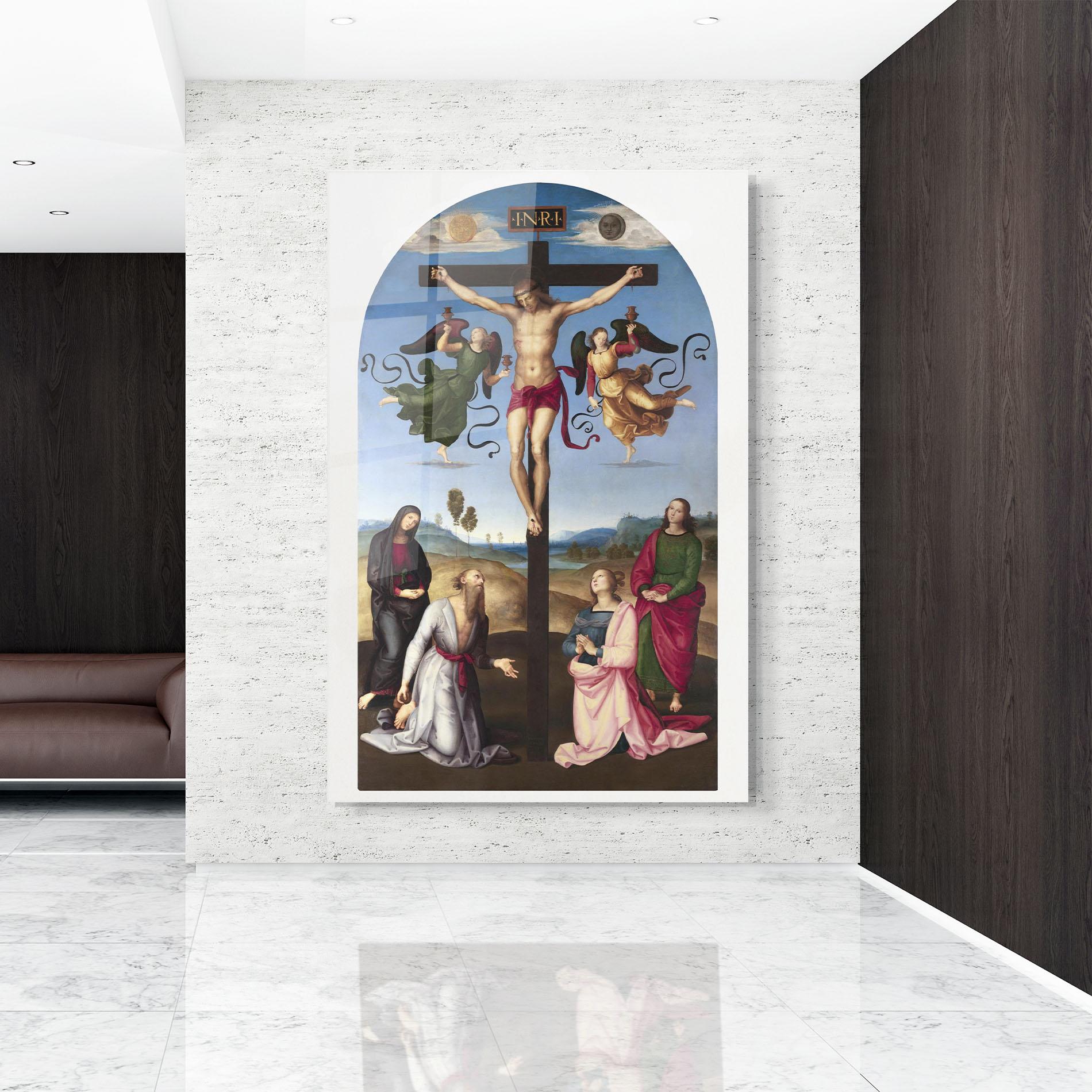 Obraz na Szkle Blue Sky Jesus mockup 9