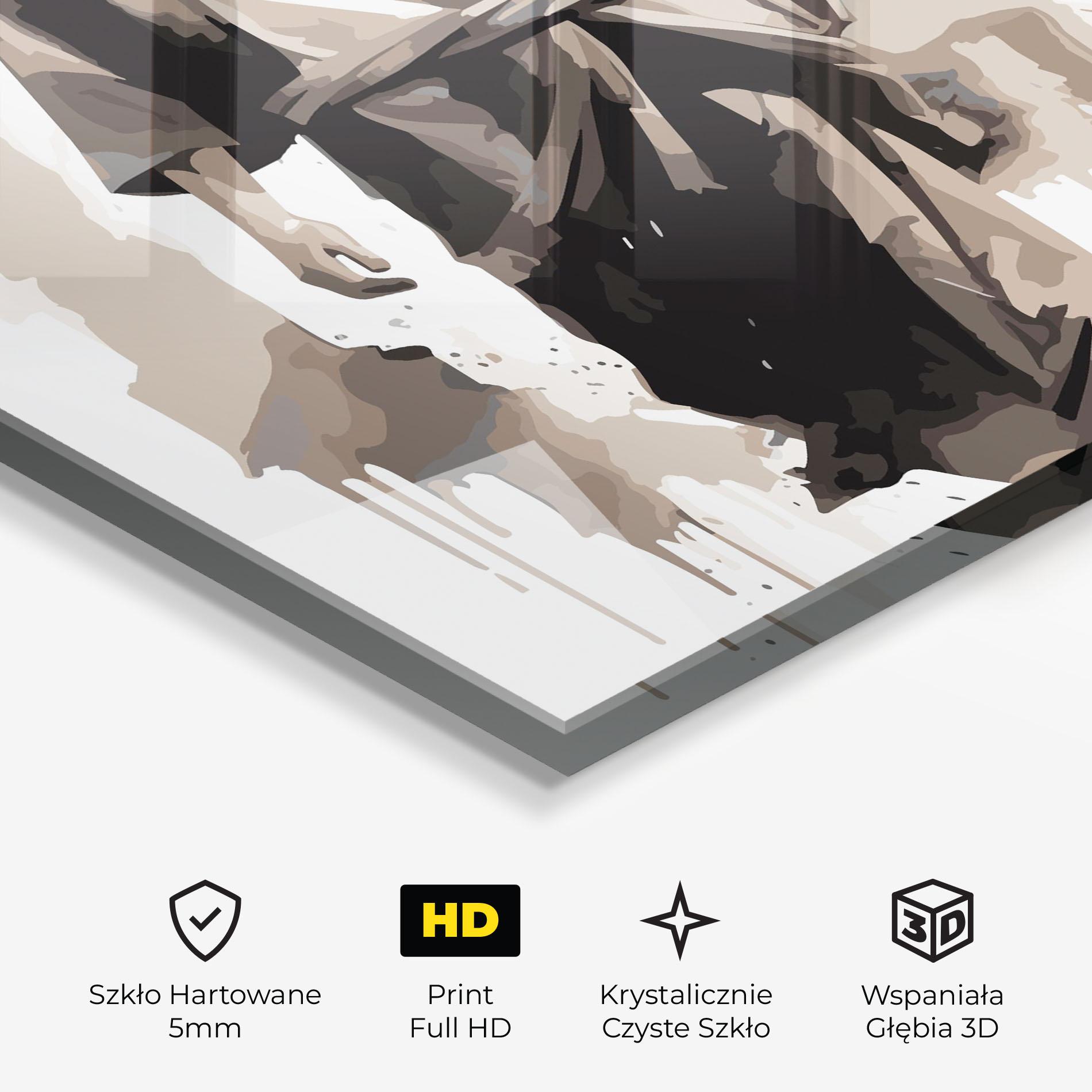 Obraz na Szkle Cream Art Jesus mockup 3