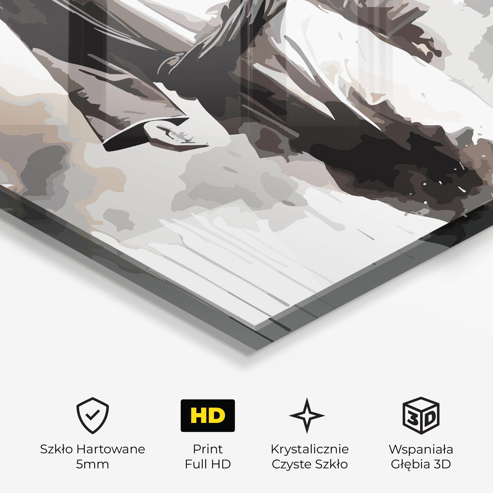 Obraz na Szkle Watercolor Jesus mockup 3