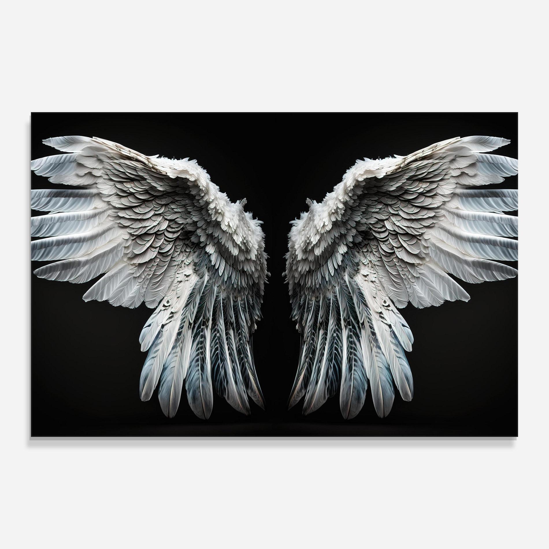 Obraz na Szkle Big Angel Wings mockup 0