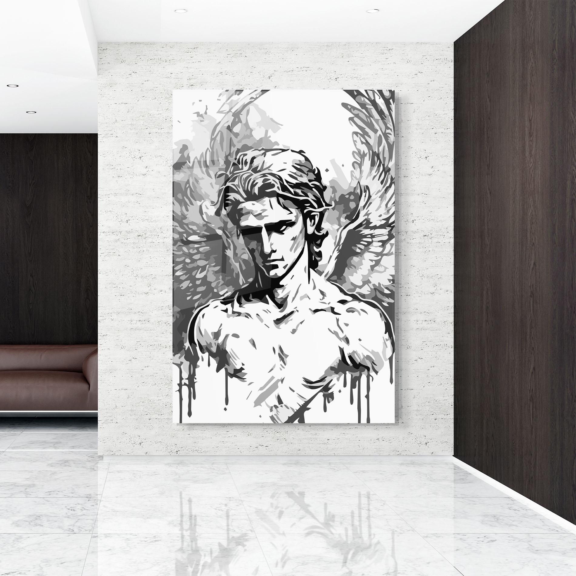 Obraz na Szkle Beautiful Angel mockup 9