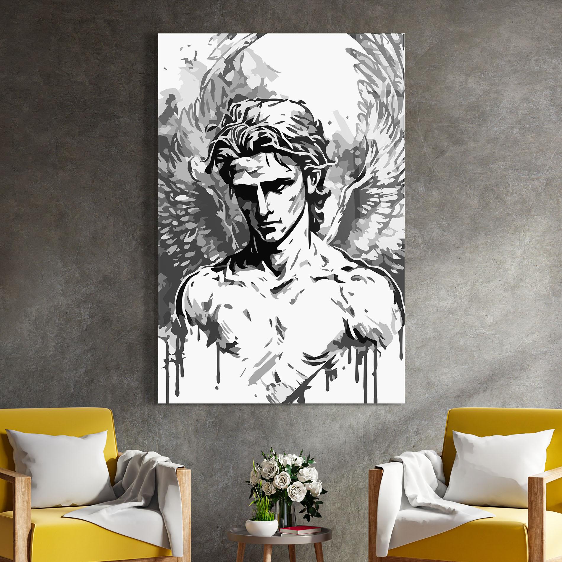 Obraz na Szkle Beautiful Angel mockup 4