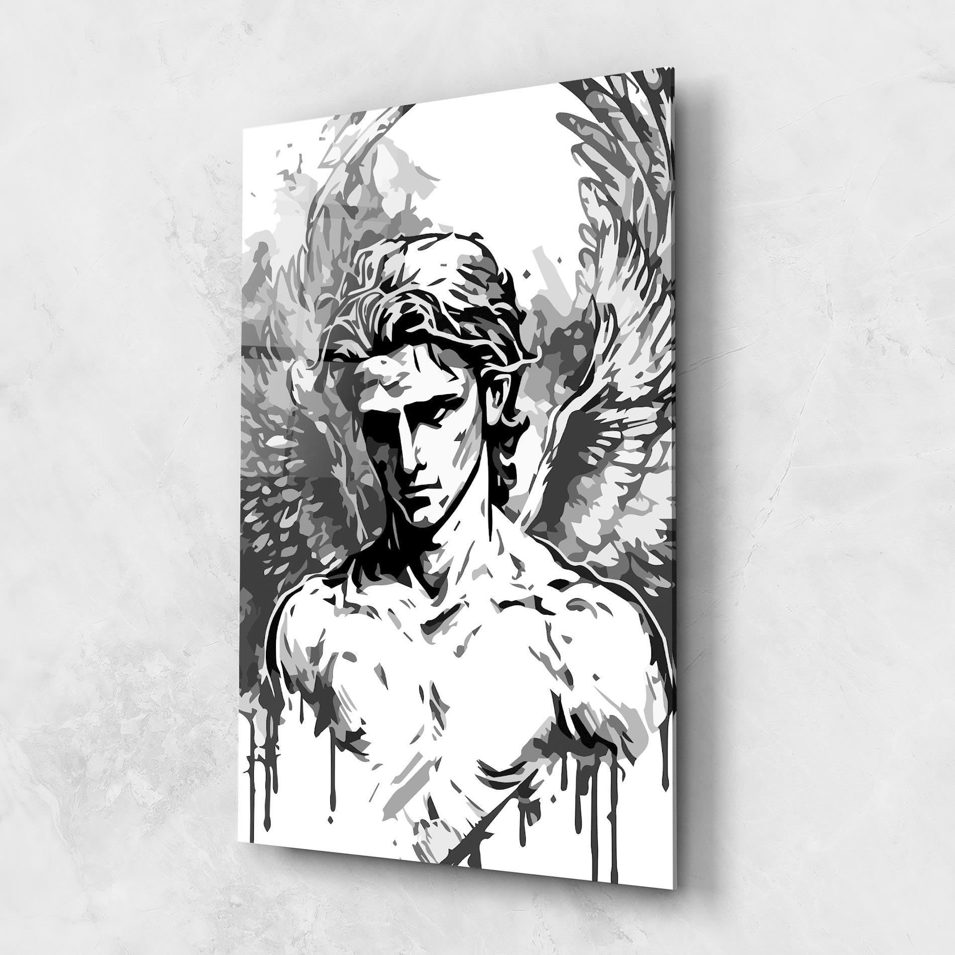 Obraz na Szkle Beautiful Angel mockup 1