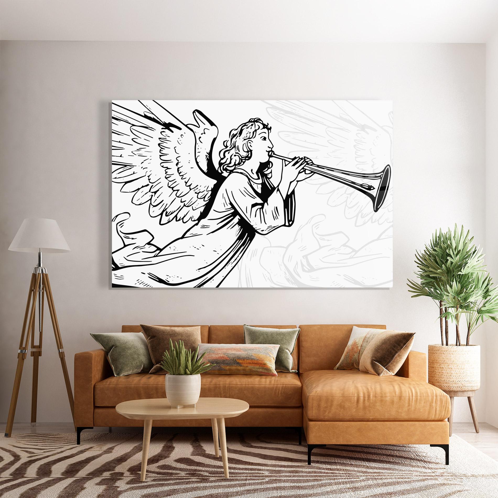 Obraz na Szkle Angel Music mockup 7