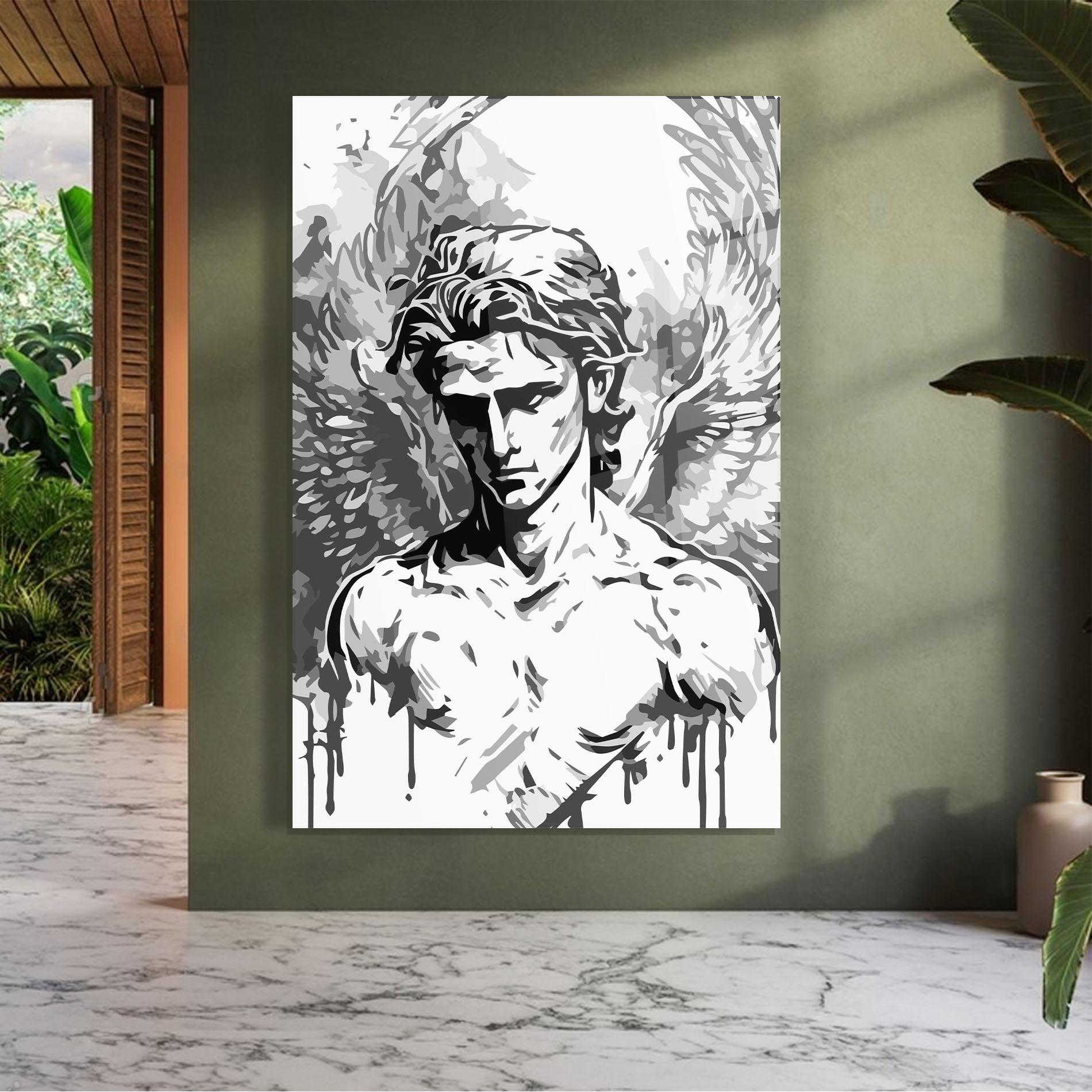 Obraz na Szkle Beautiful Angel mockup 7