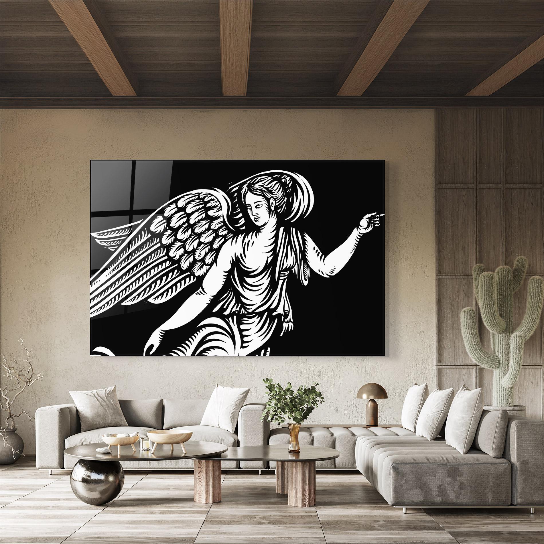 Obraz na Szkle Angel Point mockup 8