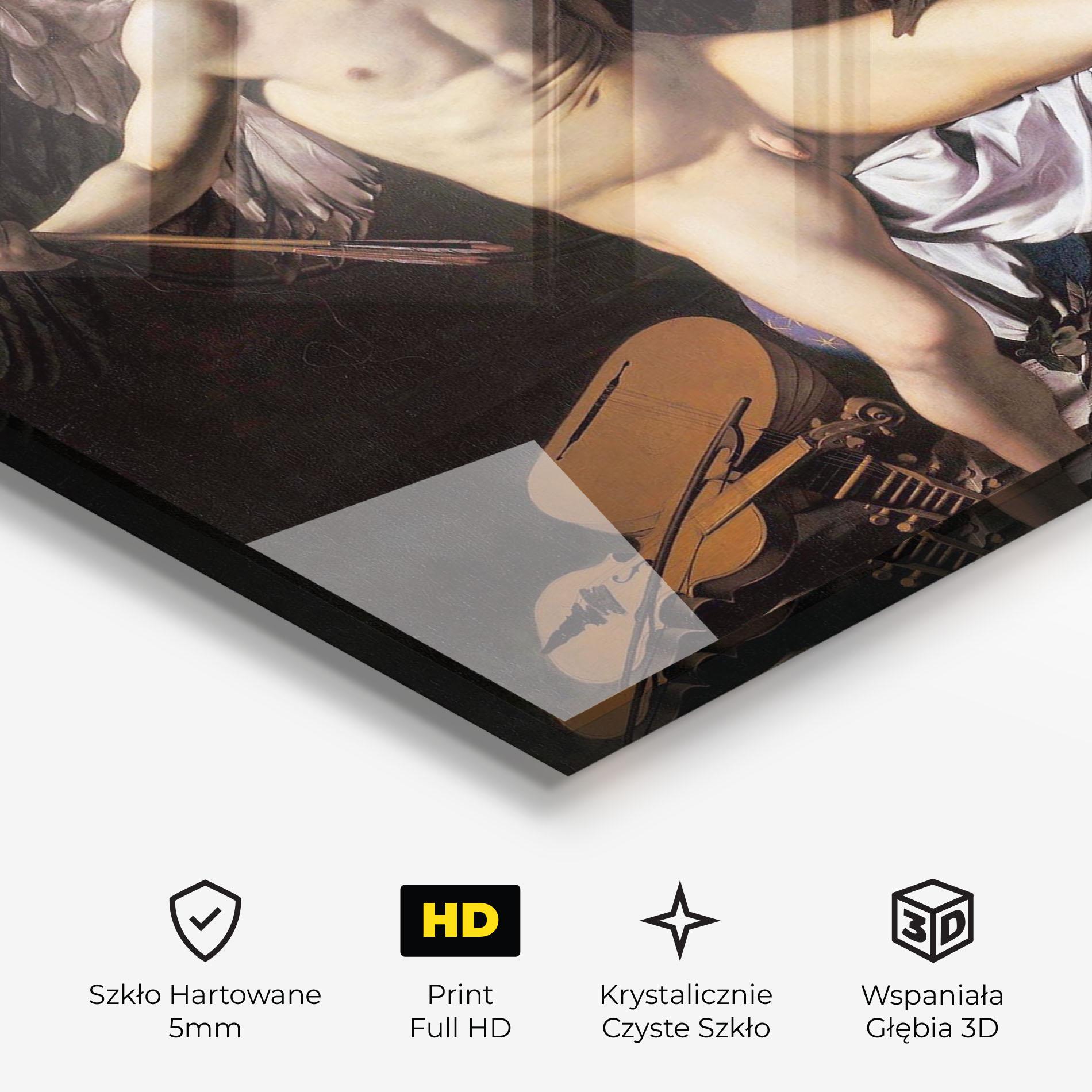 Obraz na Szkle Amor Vincet Omnia mockup 3