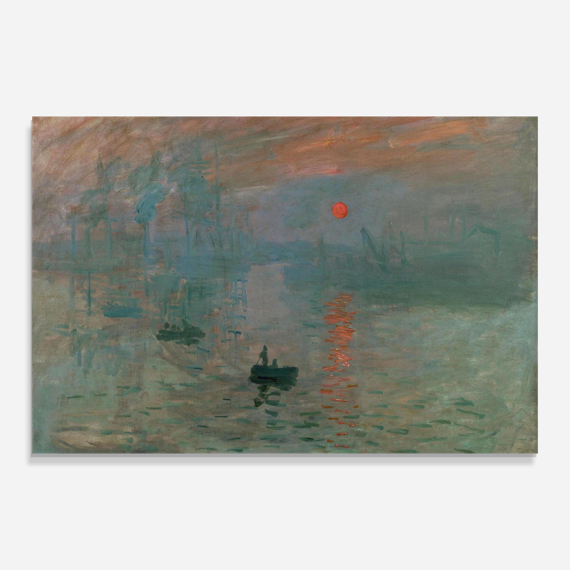 Obraz na Szkle Monet Sunrise mockup 0