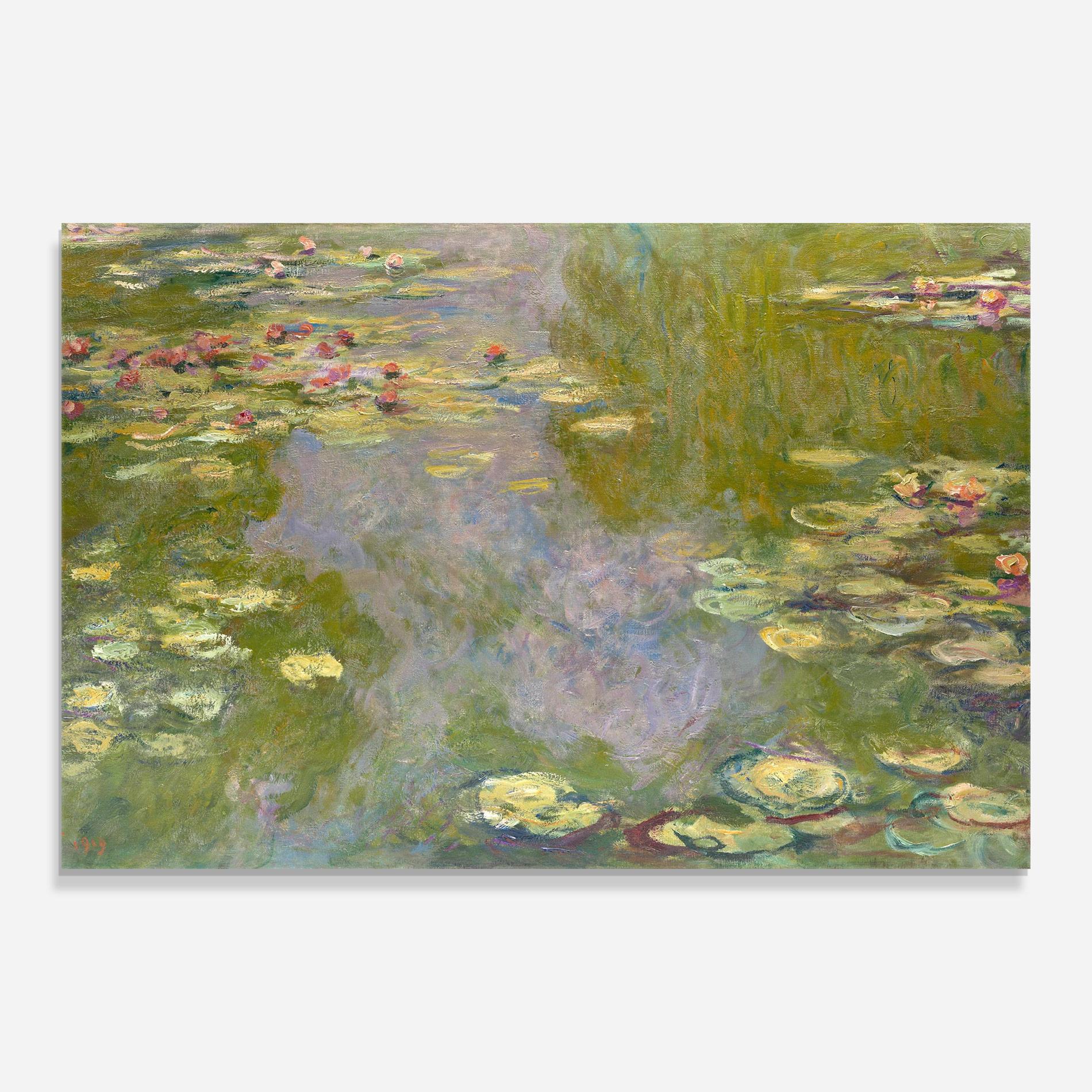 Obraz na Szkle Water Lilies Monet mockup 0