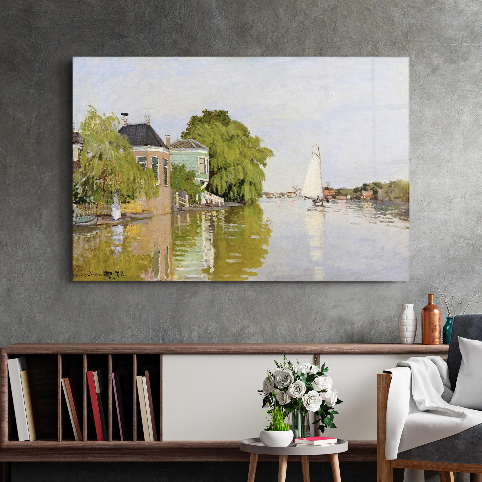 Obraz na Szkle Houses On The Achterzaan mockup 2