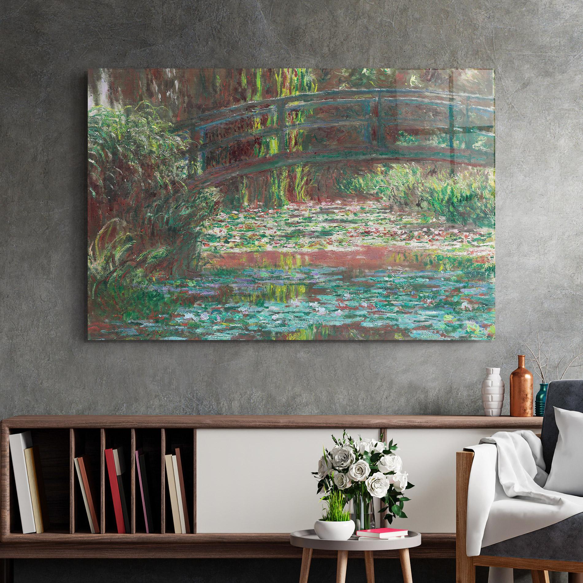 Obraz na Szkle Water Lily Pond mockup 2