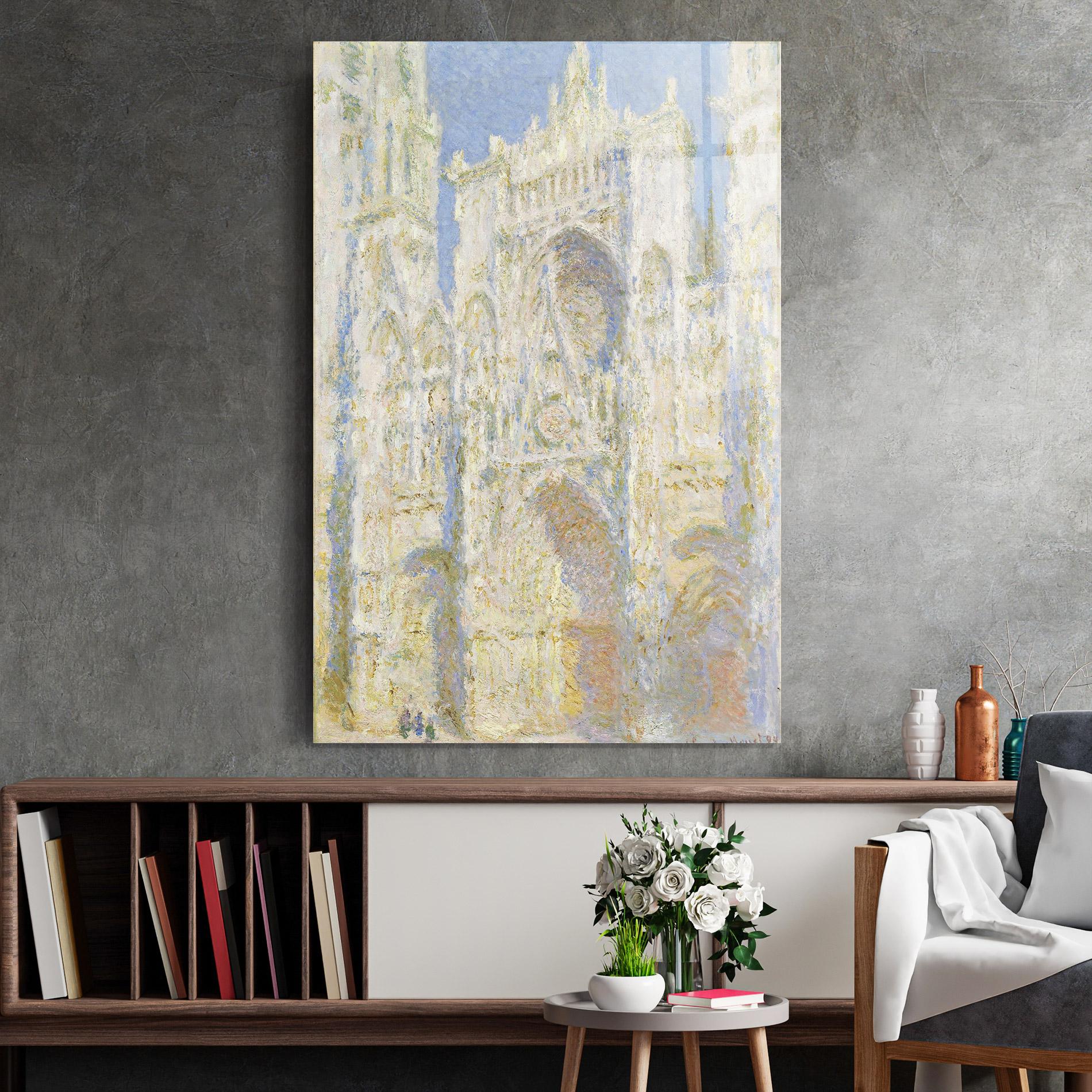 Obraz na Szkle Rouen Cathedral mockup 2