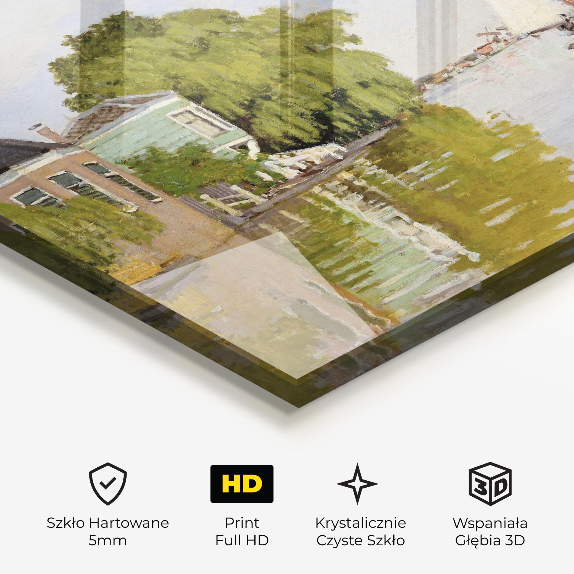 Obraz na Szkle Houses On The Achterzaan mockup 3