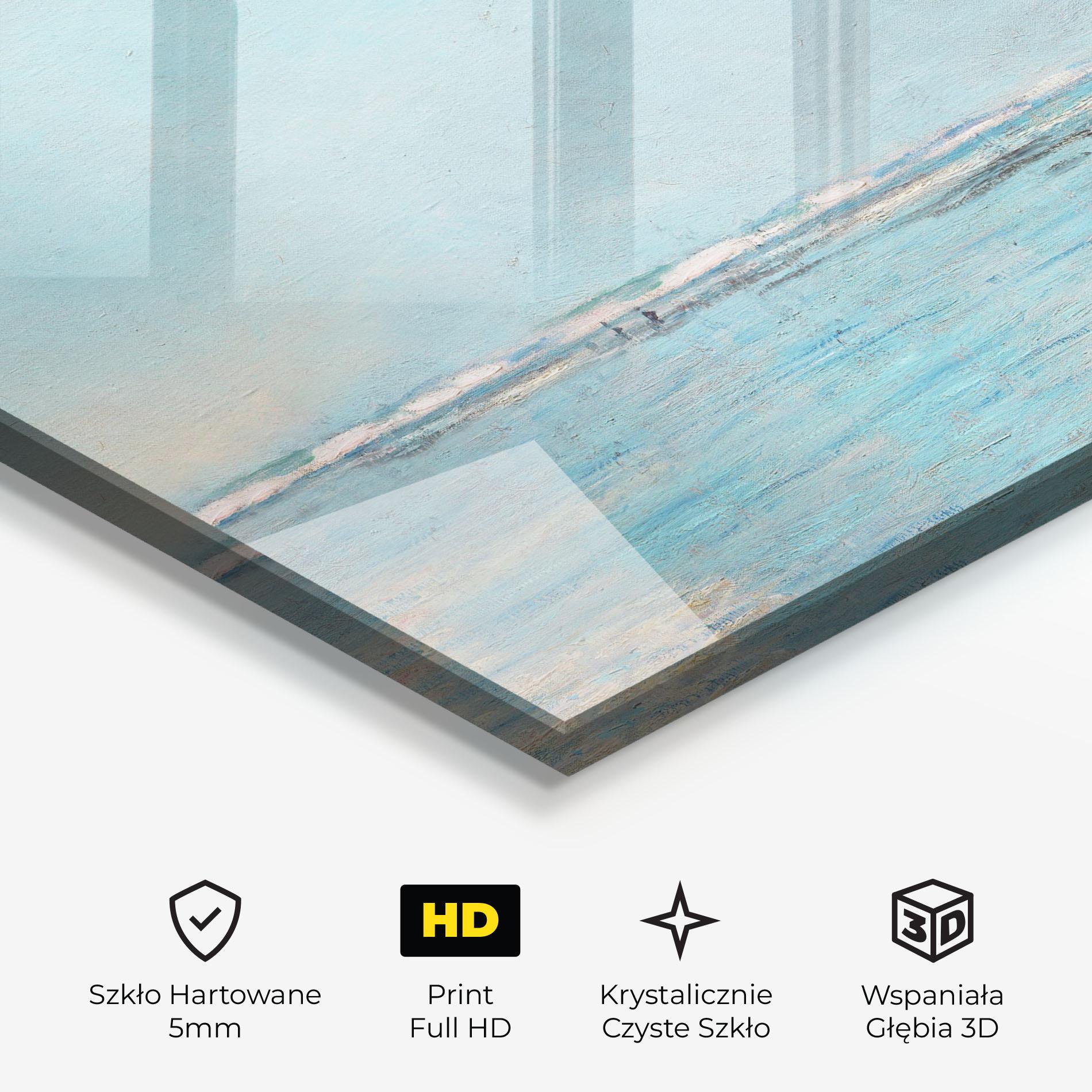 Obraz na Szkle Monet's Beach mockup 3