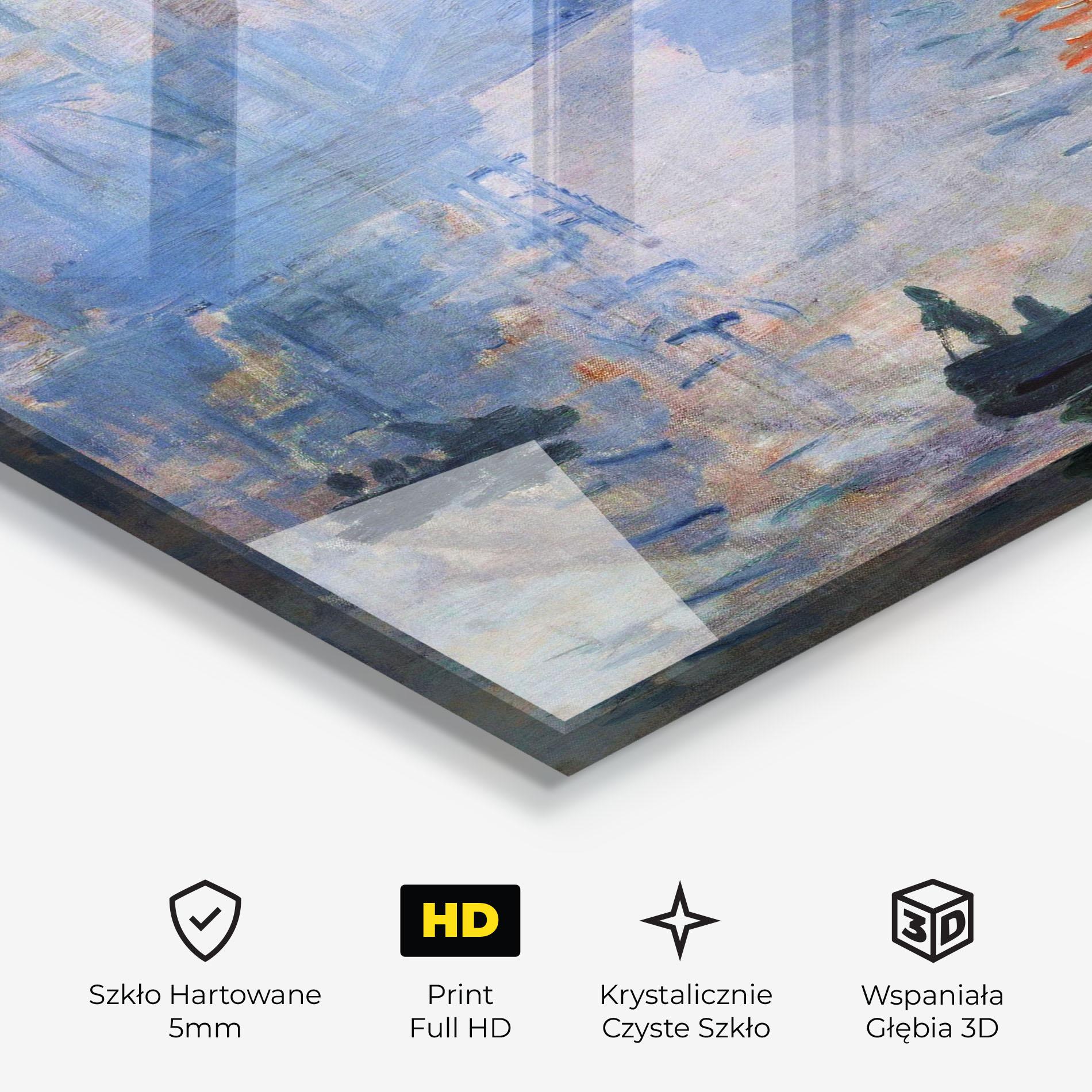 Obraz na Szkle Sunrise Painting mockup 3